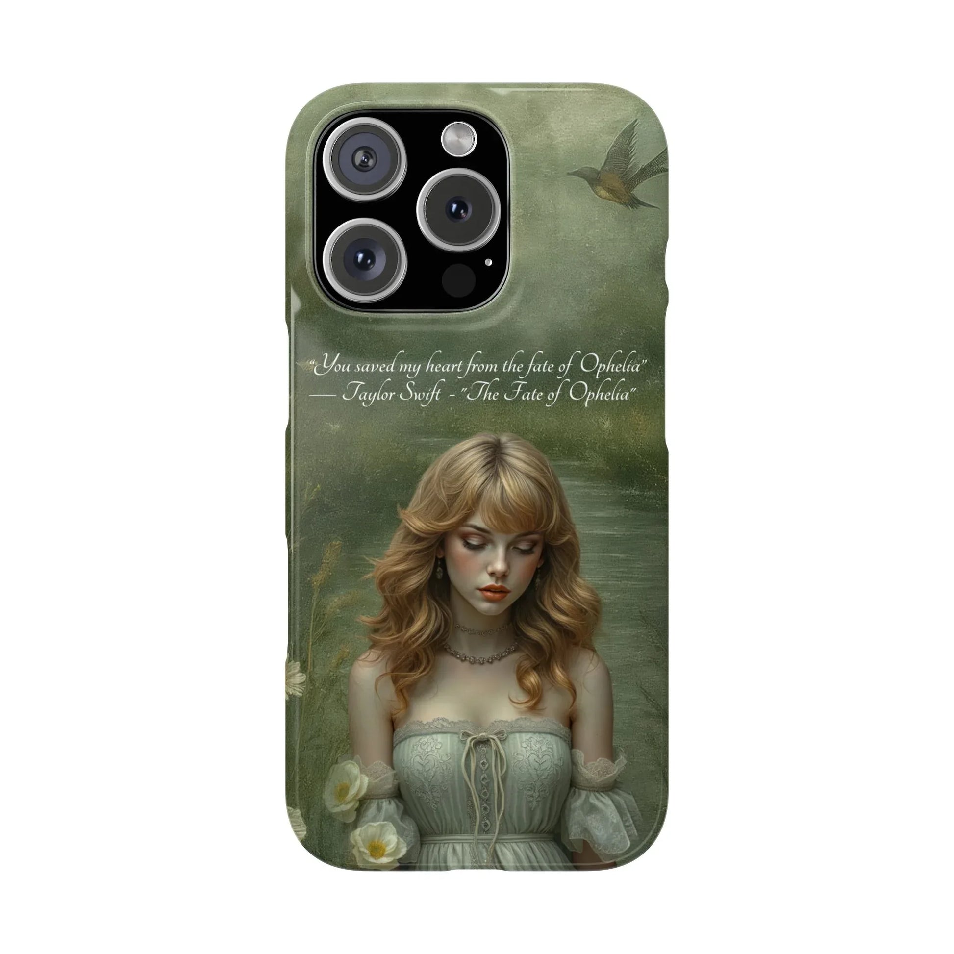 "Melancholic Ophelia" Phone Case for iPhone 11-17 - KARARMDESIGN