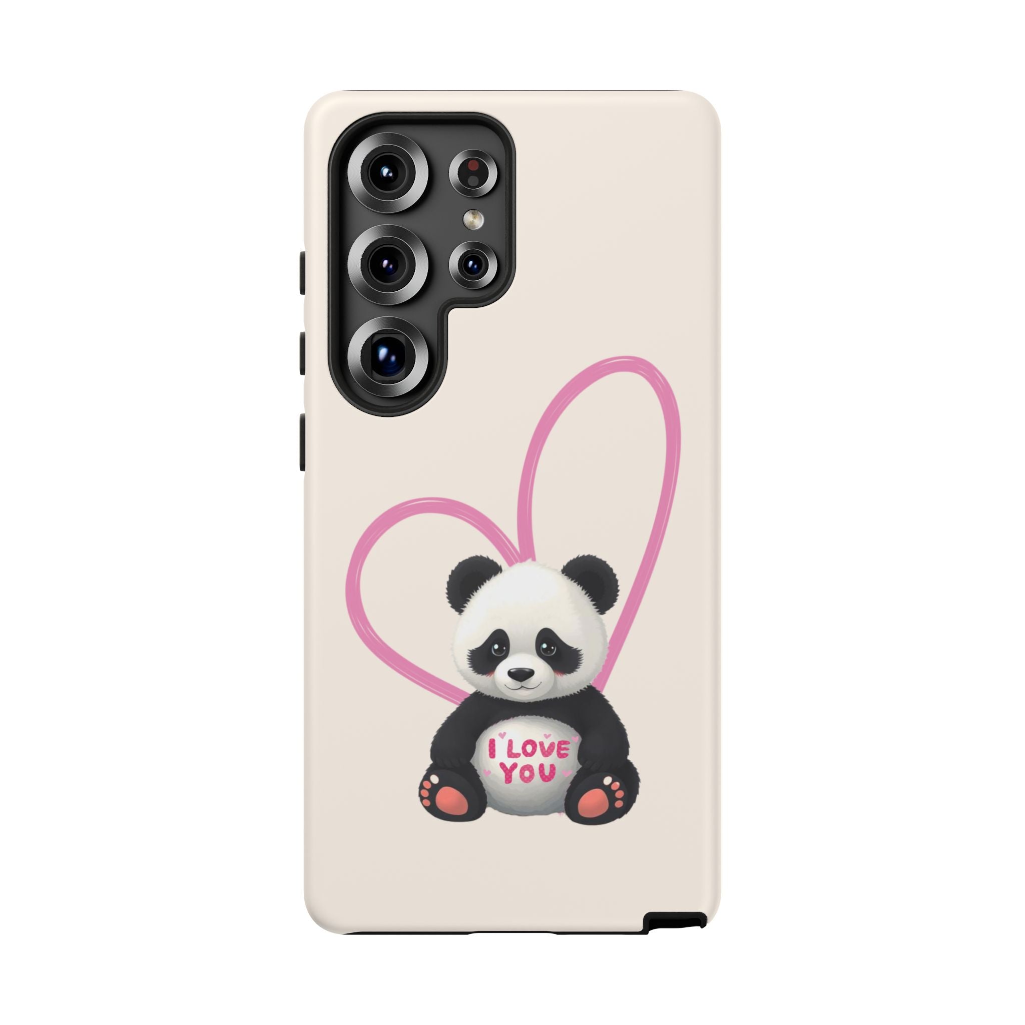 Adorable Panda Love Phone Case – Samsung Galaxy S20-S26