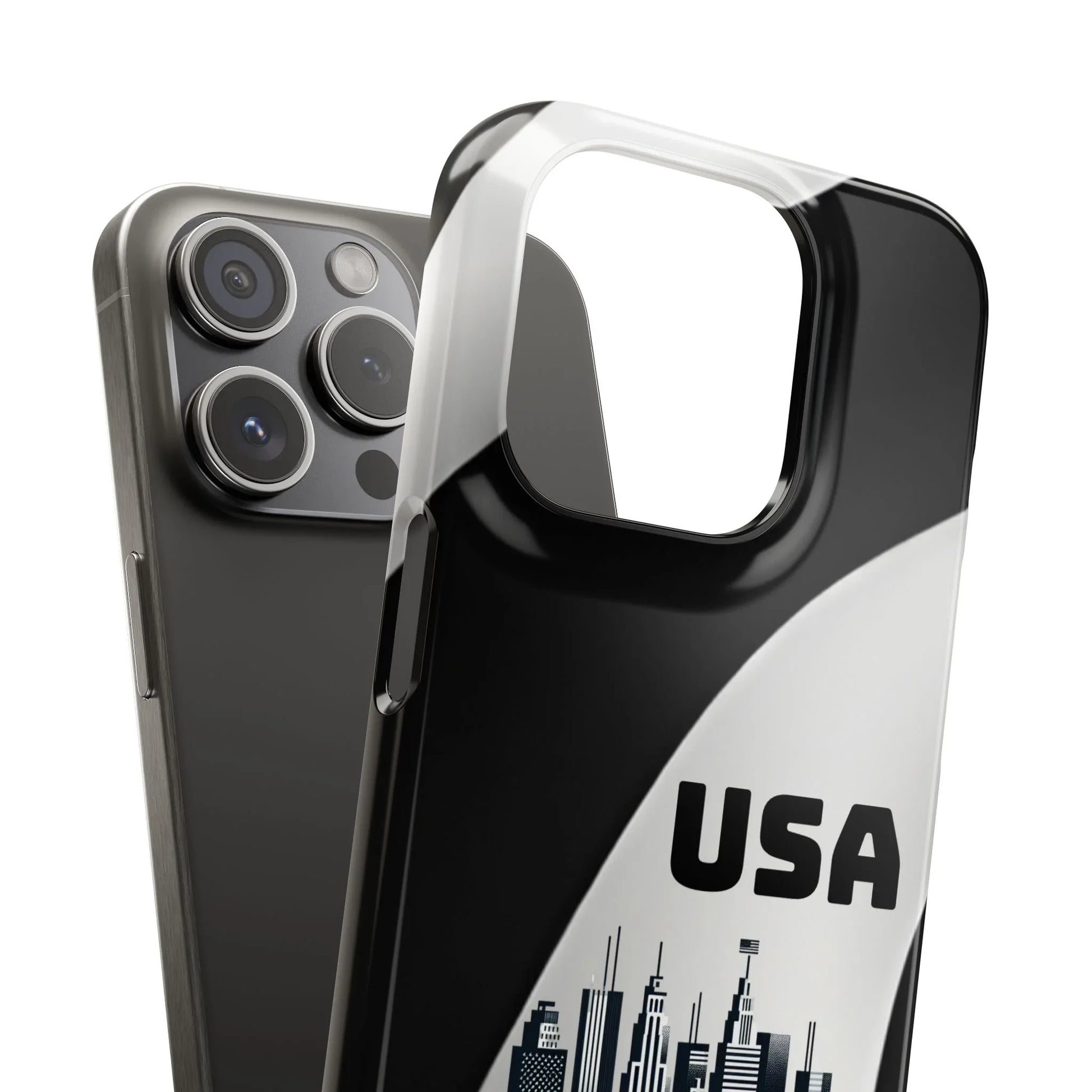 Monochrome New York City Phone Case for iPhone, Galaxy & Pixel - KARARMDESIGN