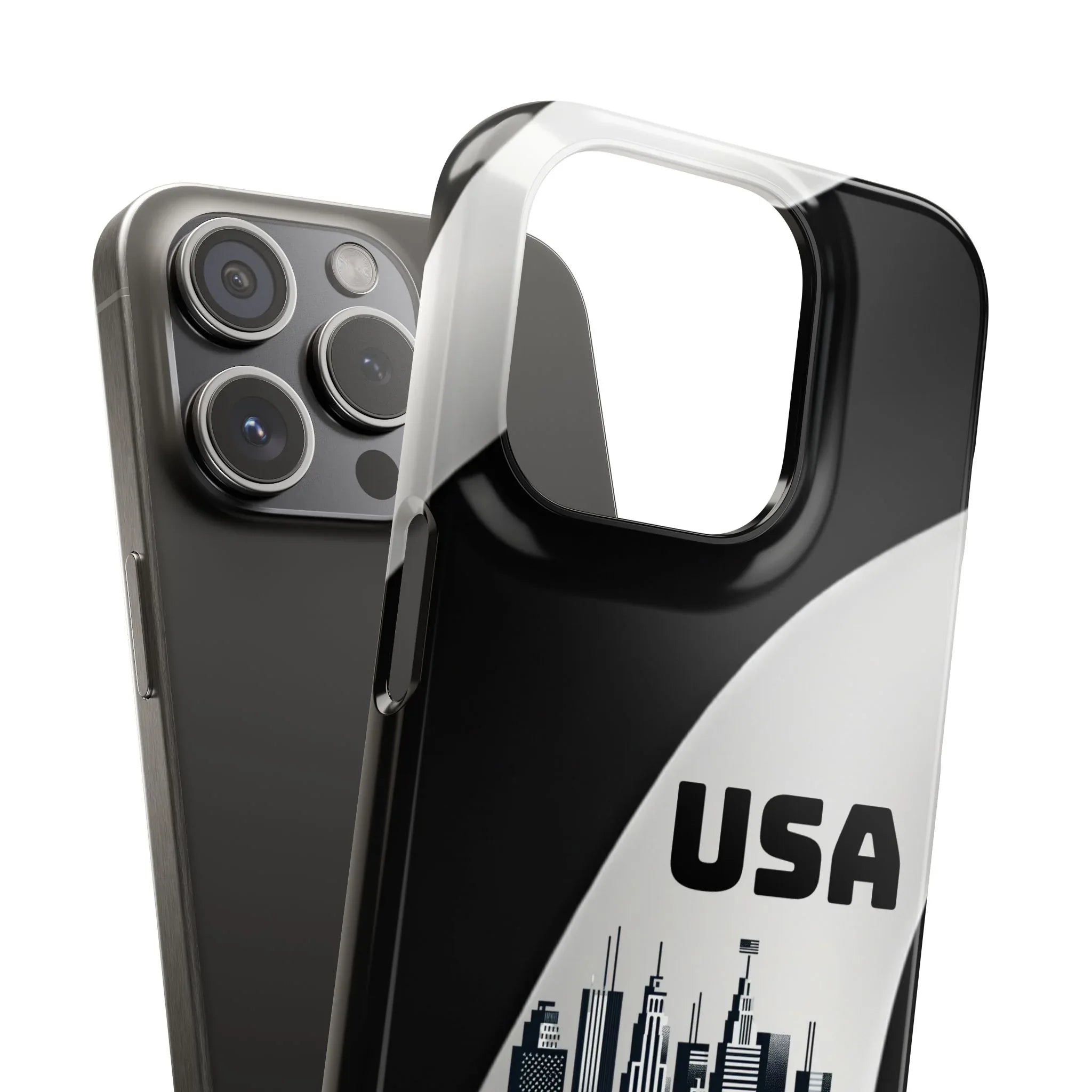Monochrome New York City Phone Case for iPhone, Galaxy & Pixel - KARARMDESIGN