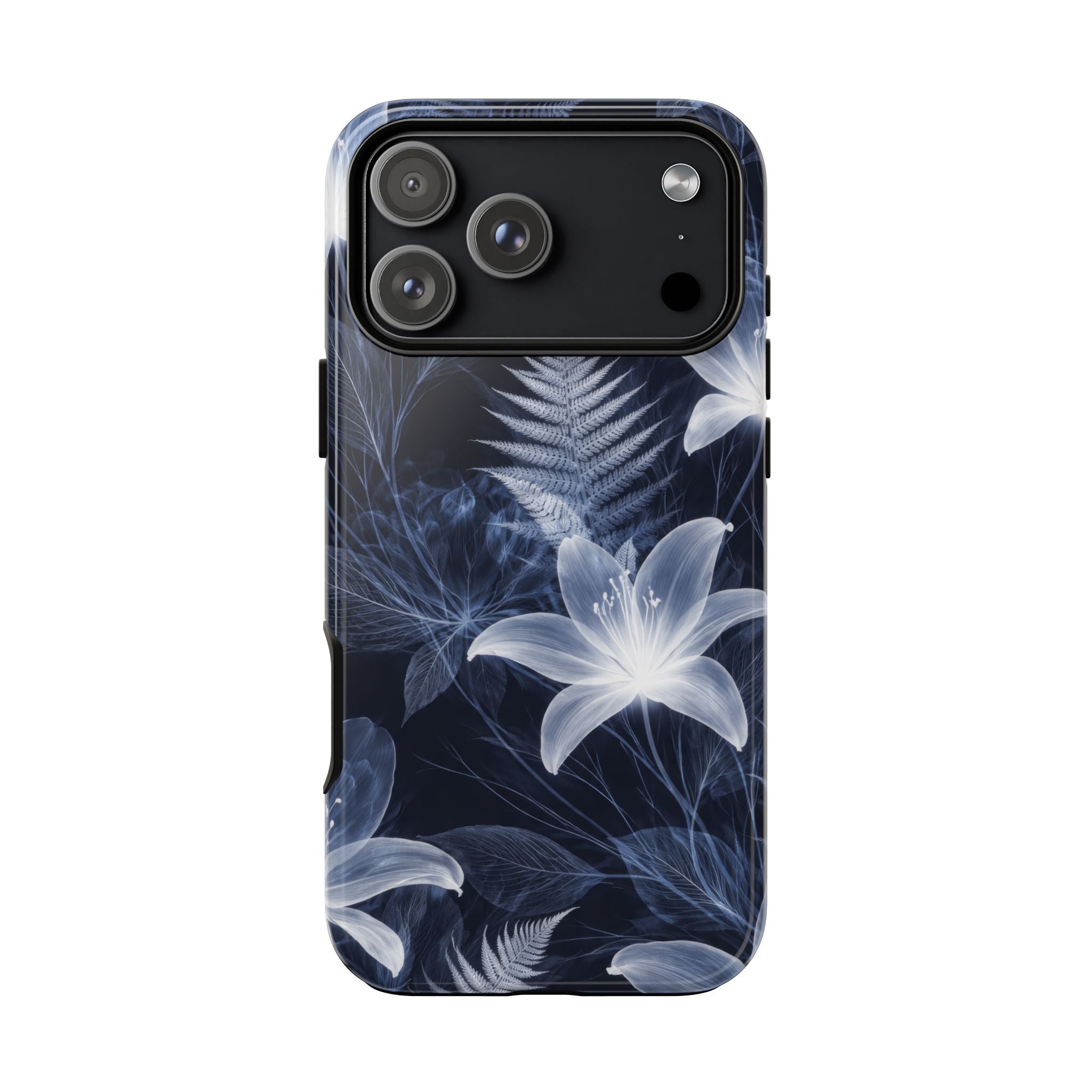 Moonlight Garden Phone Case for iPhone 11-17 and Galaxy S20-S26