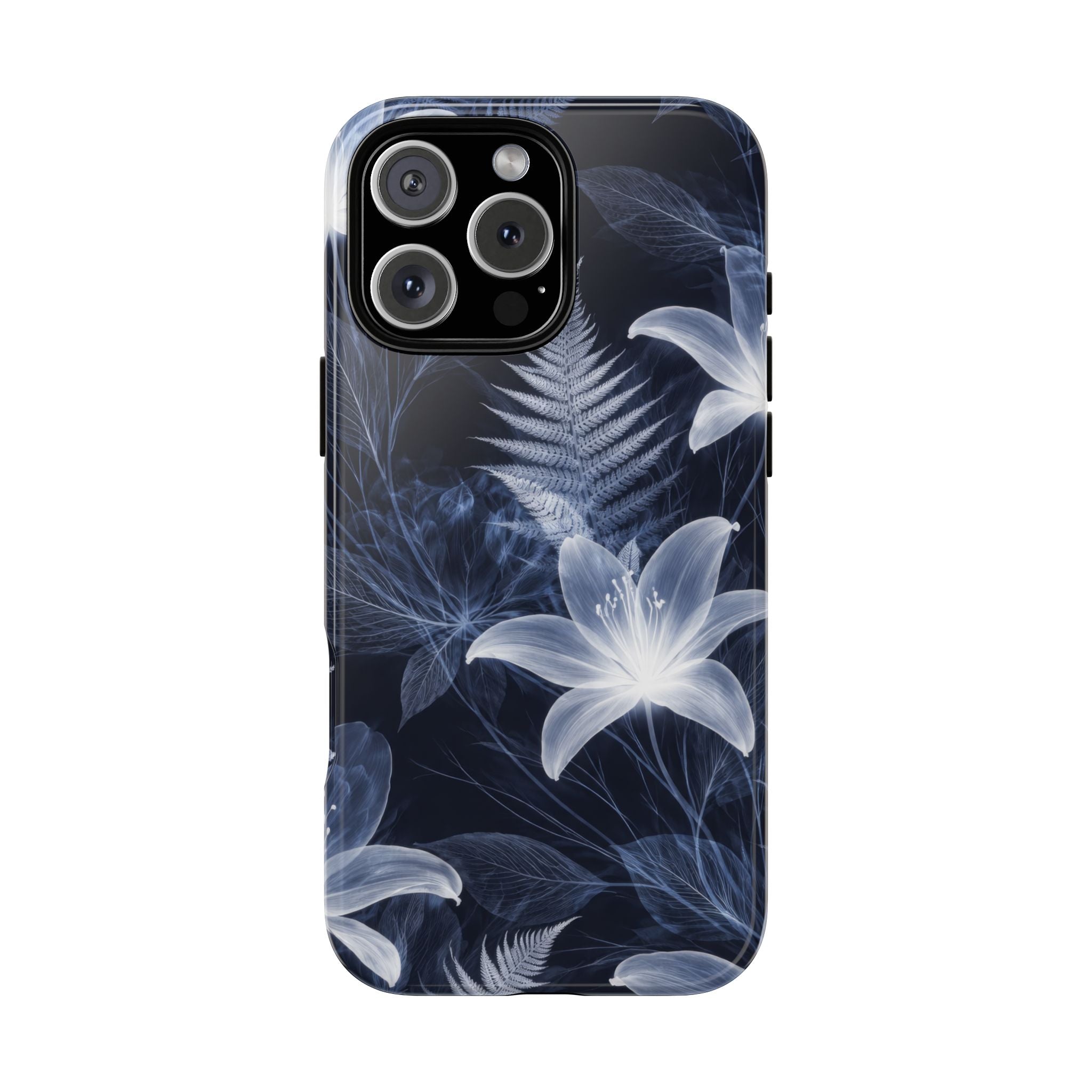 Moonlight Garden Phone Case for iPhone 11-17 and Galaxy S20-S26