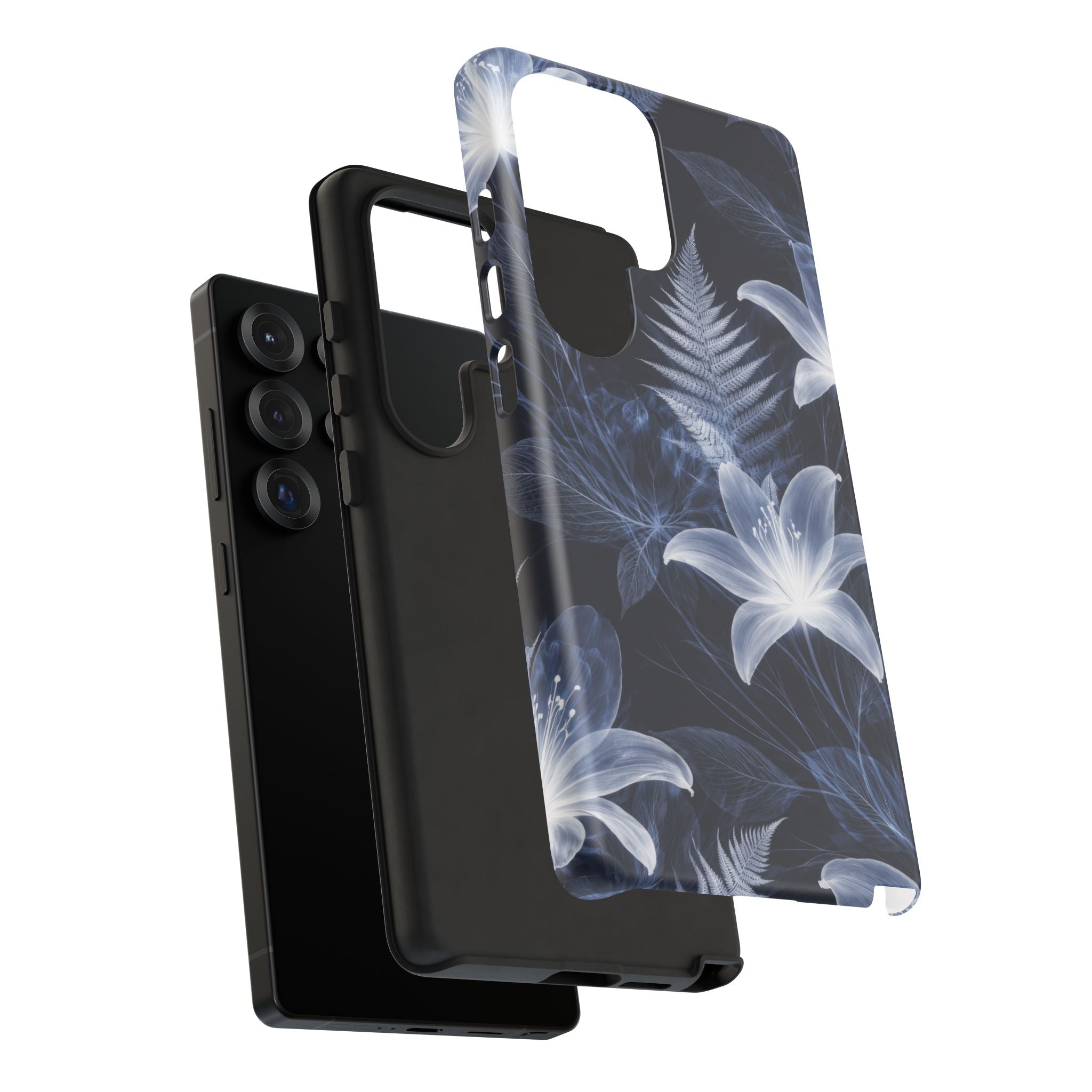 Moonlight Garden Phone Case for iPhone 11-17 and Galaxy S20-S26