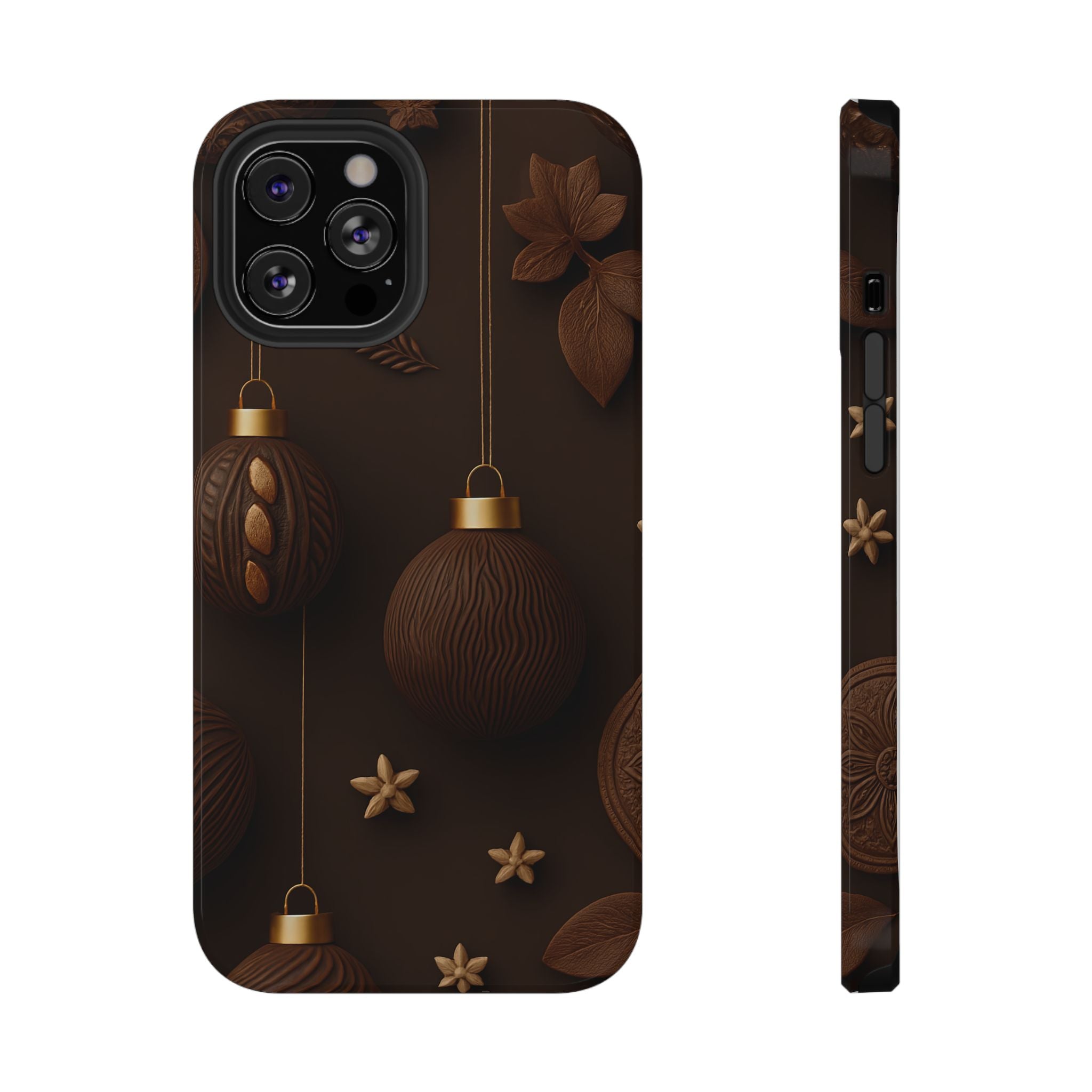 Chocolate Ornaments Phone Case for iPhone 11-17 and Galaxy S22-S26