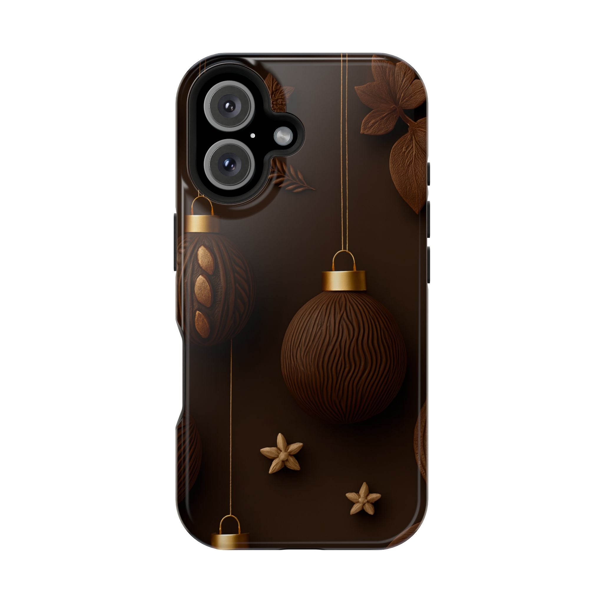 Chocolate Ornaments Phone Case for iPhone 11-17 and Galaxy S22-S26