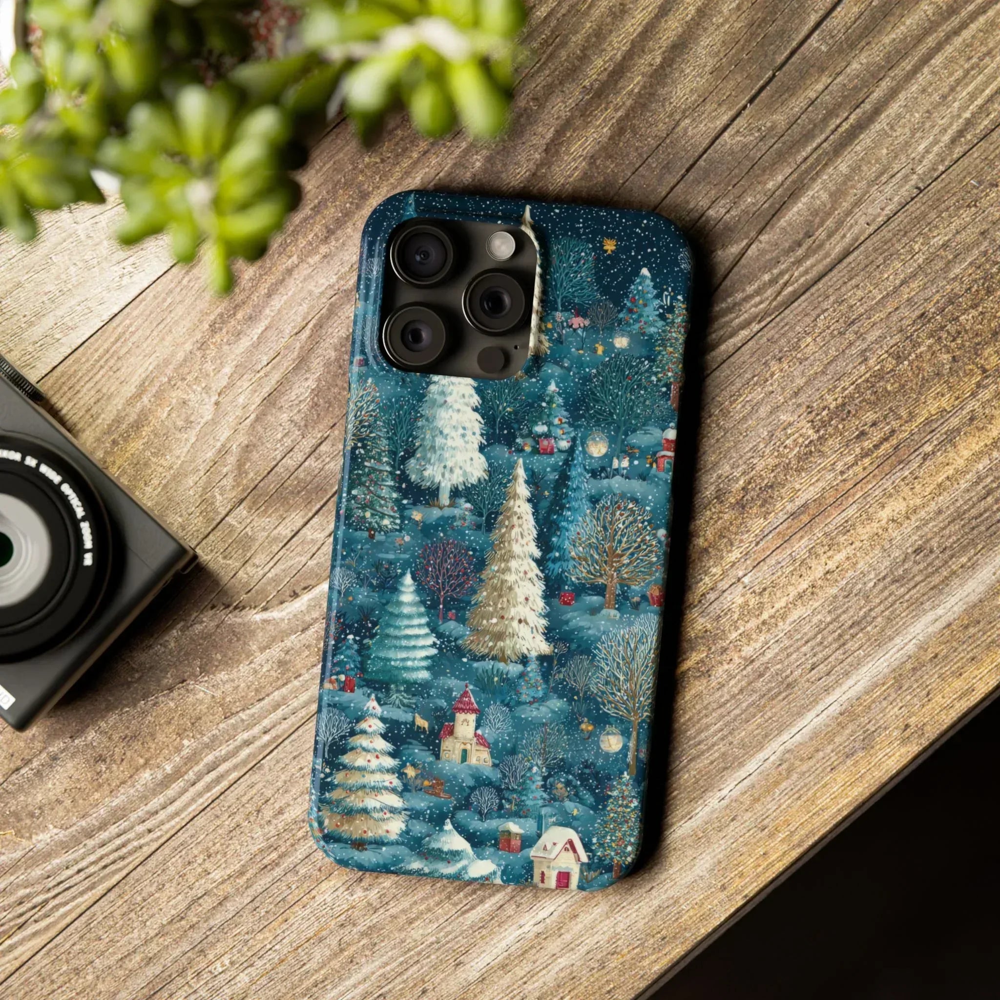 Frosty Forest Phone Case for iPhone 11-17 - KARARMDESIGN