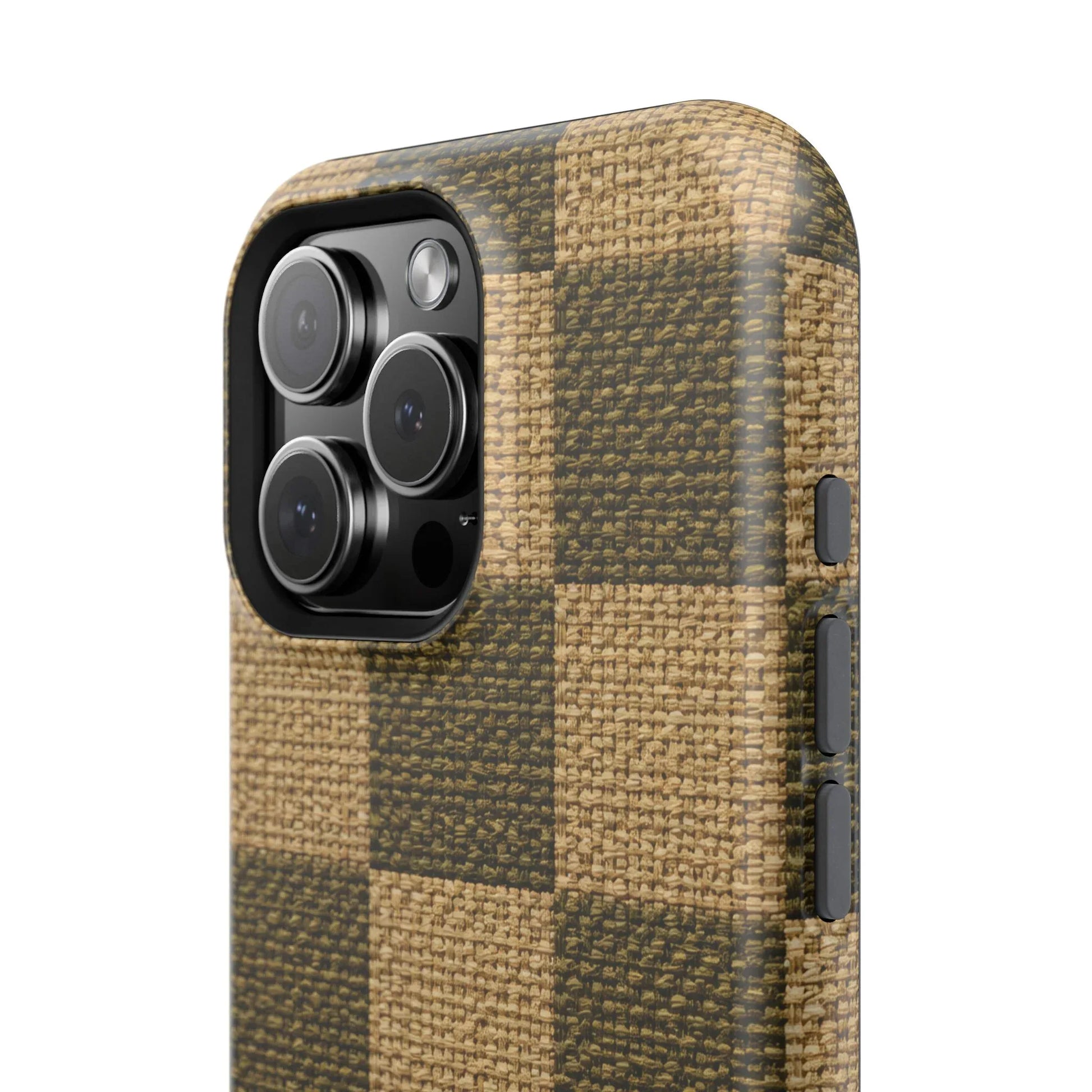 Rustic Woven Phone Case for iPhone 11-17 and Galaxy S21-S22 - KARARMDESIGN
