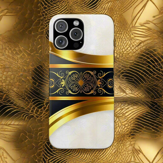 Baroque Gold Floral Phone Case for iPhone and Samsung - KarArmDesign