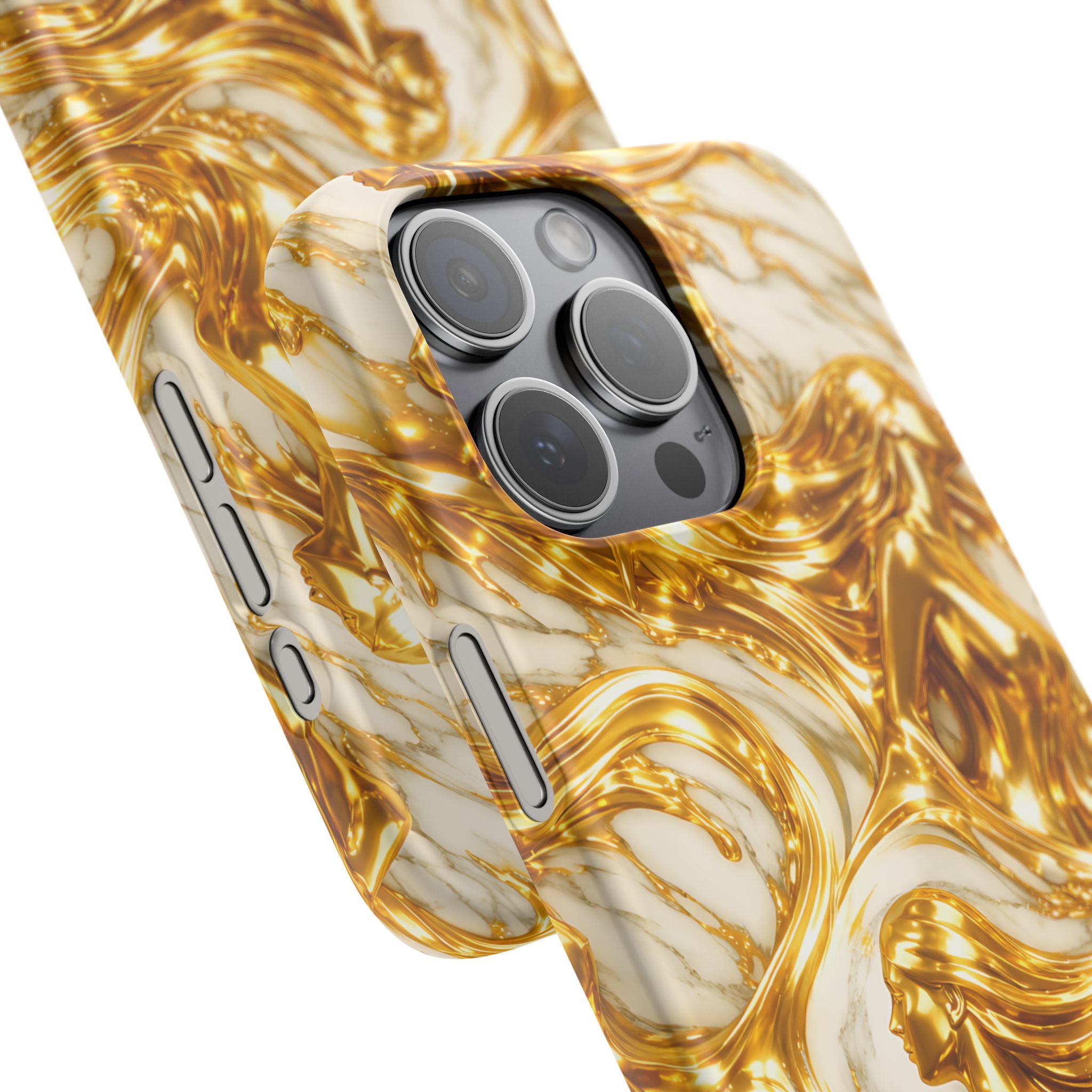 Divine Gold Woman Snap Phone Case for iPhone & Galaxy