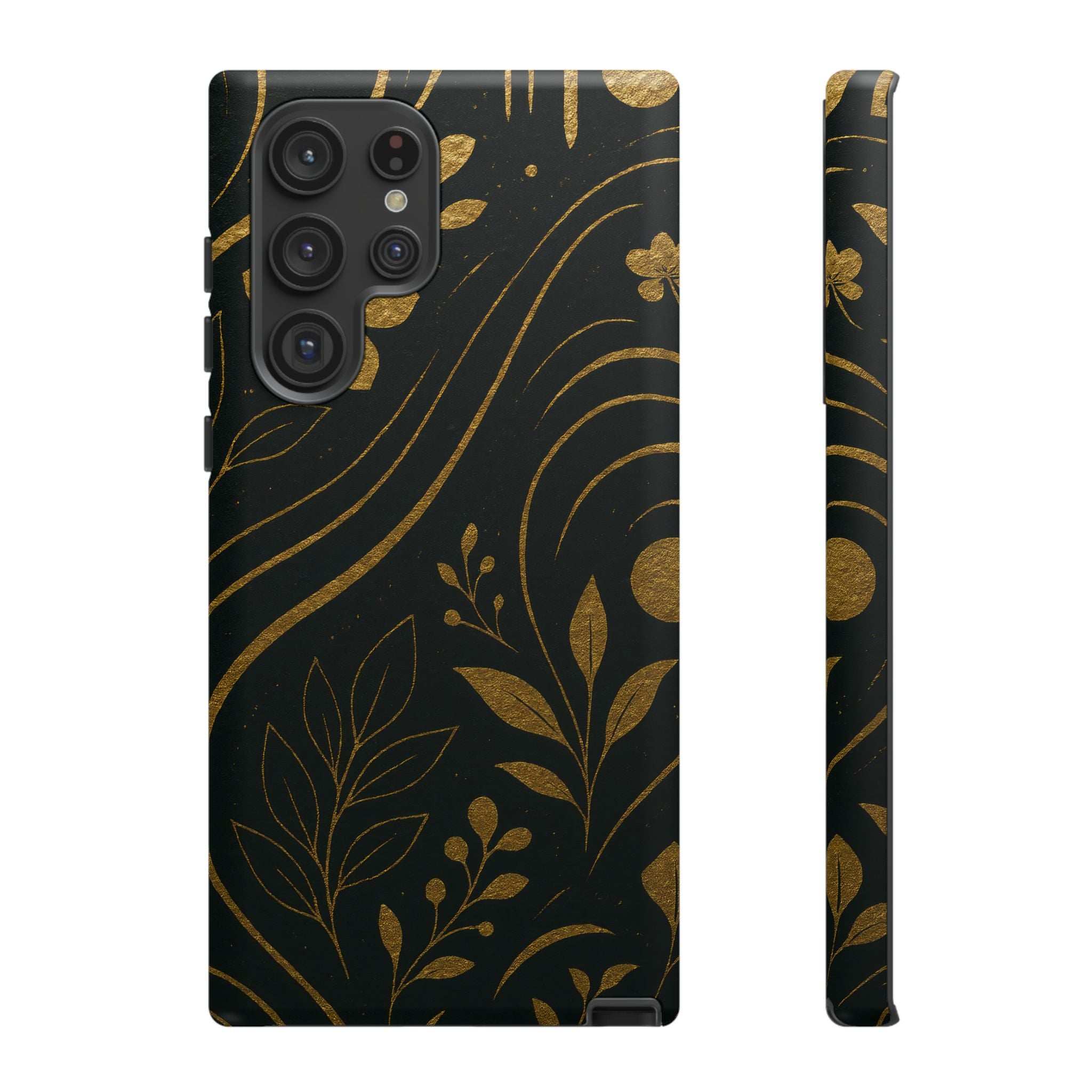 Gold Pattern Tough Phone Case for Samsung Galaxy & Google Pixel
