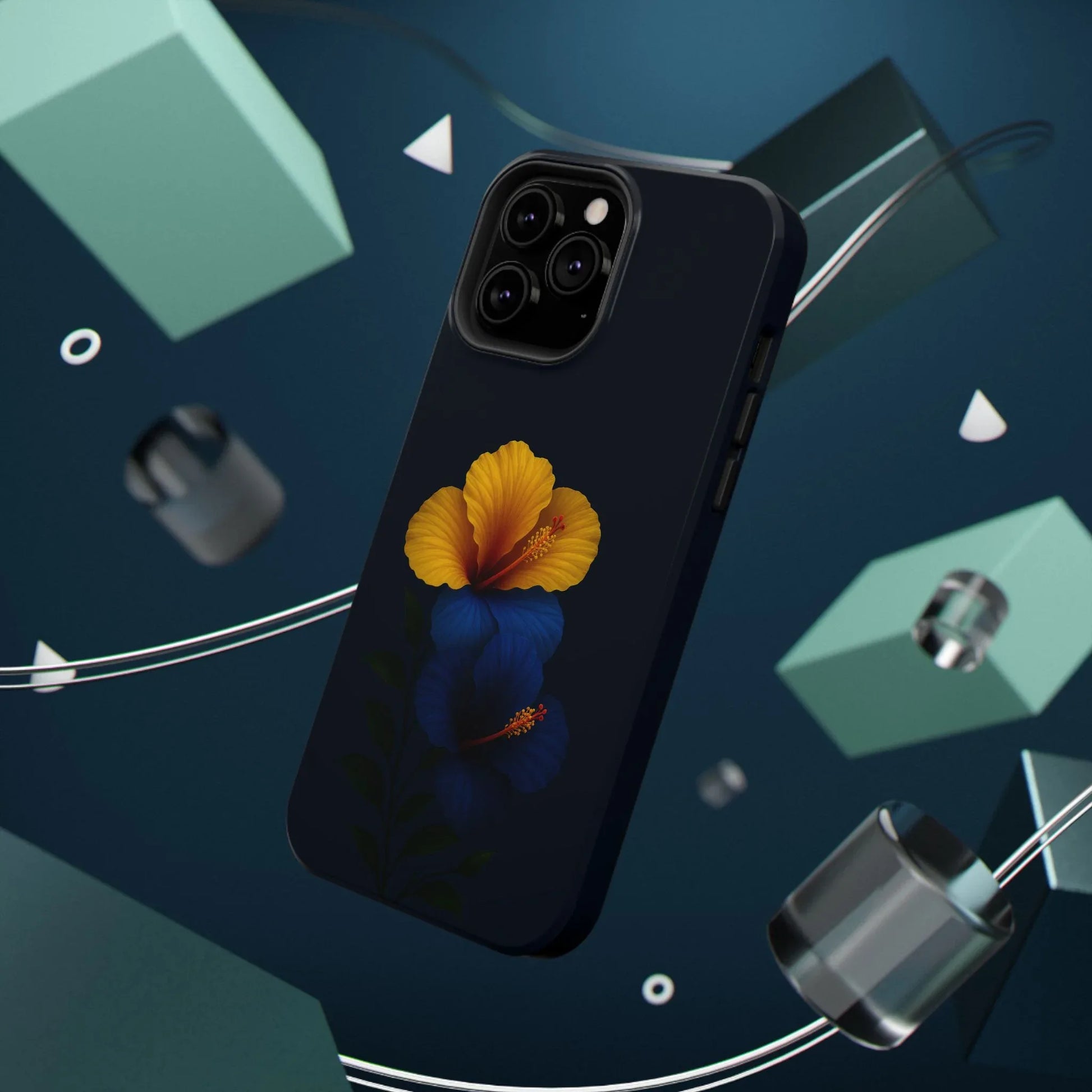 Elegant Hibiscus Phone Case for iPhone 11-17 and Galaxy S21-S22 - KARARMDESIGN