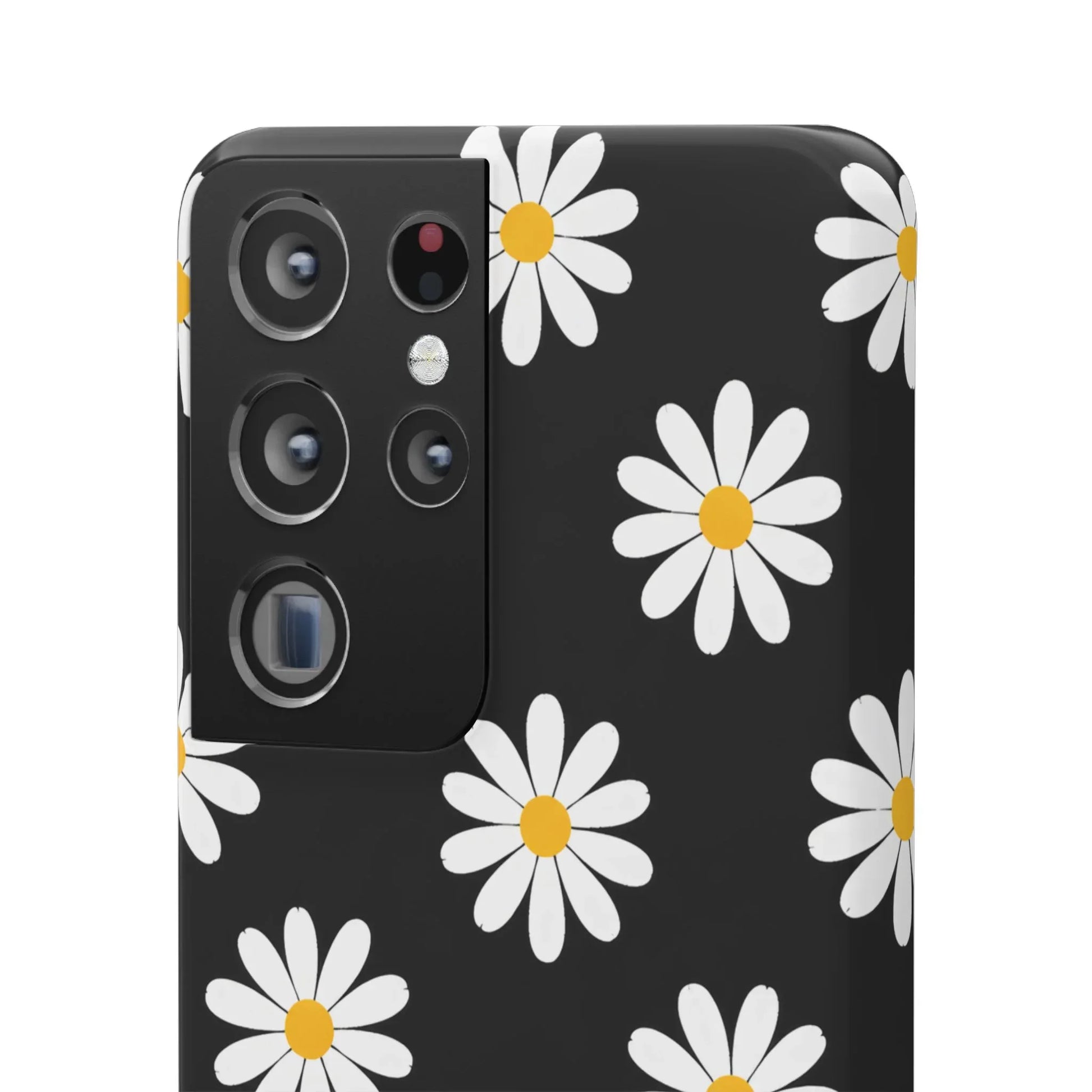 Daisy Charm Phone Case for iPhone 11-17 and Galaxy S20-S25 - KARARMDESIGN