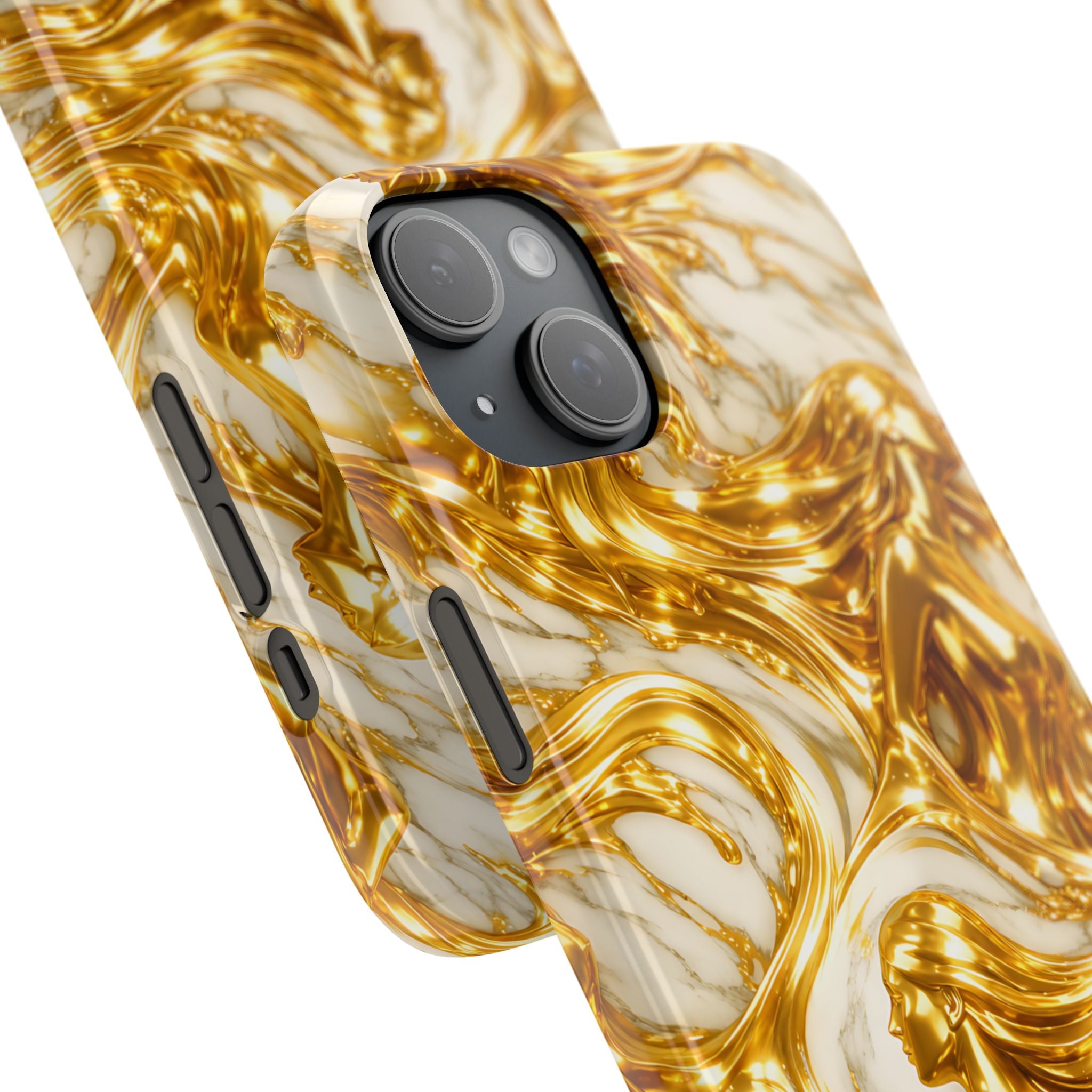 Divine Gold Woman Snap Phone Case for iPhone & Galaxy