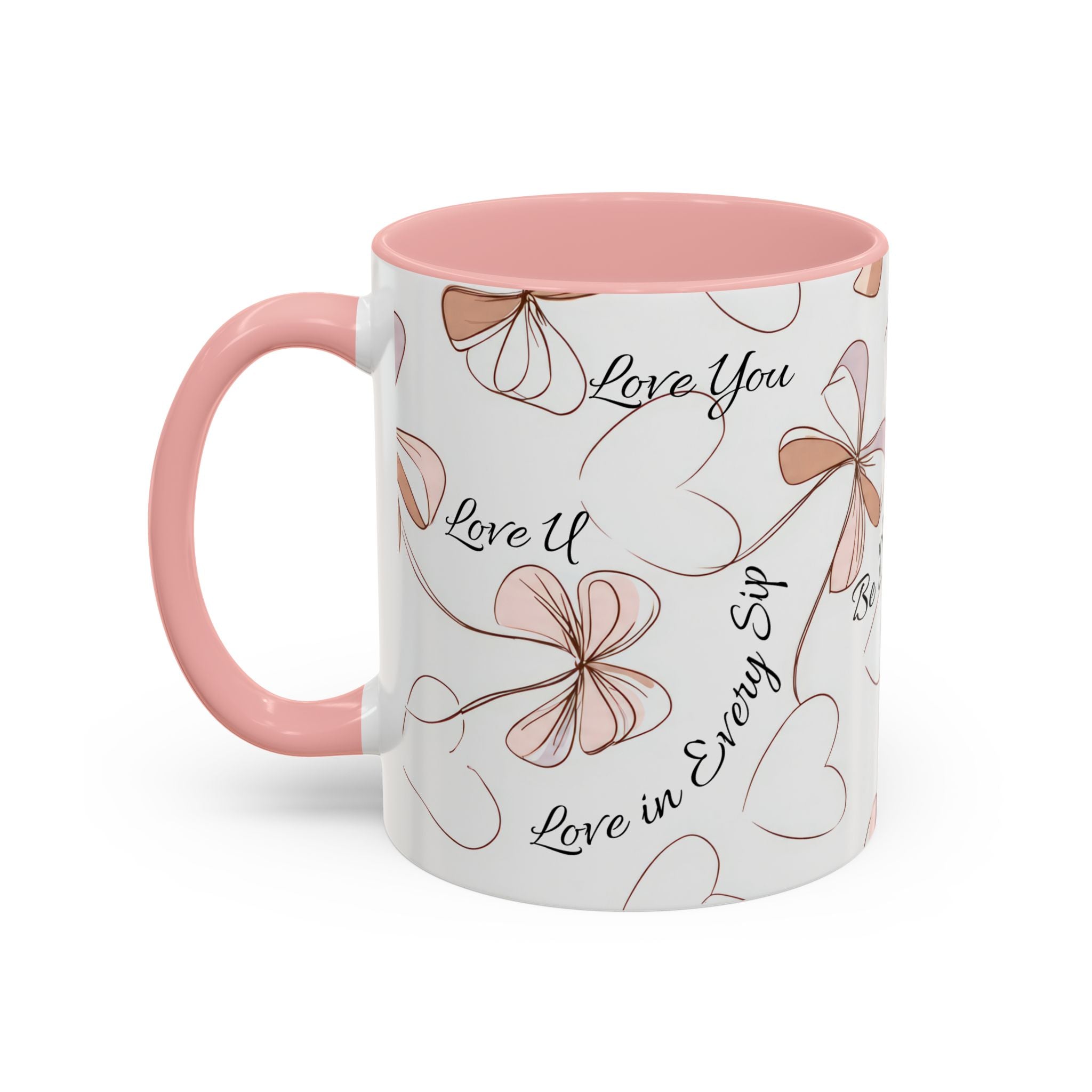 Love Messages Accent Coffee Mug (11, 15oz)