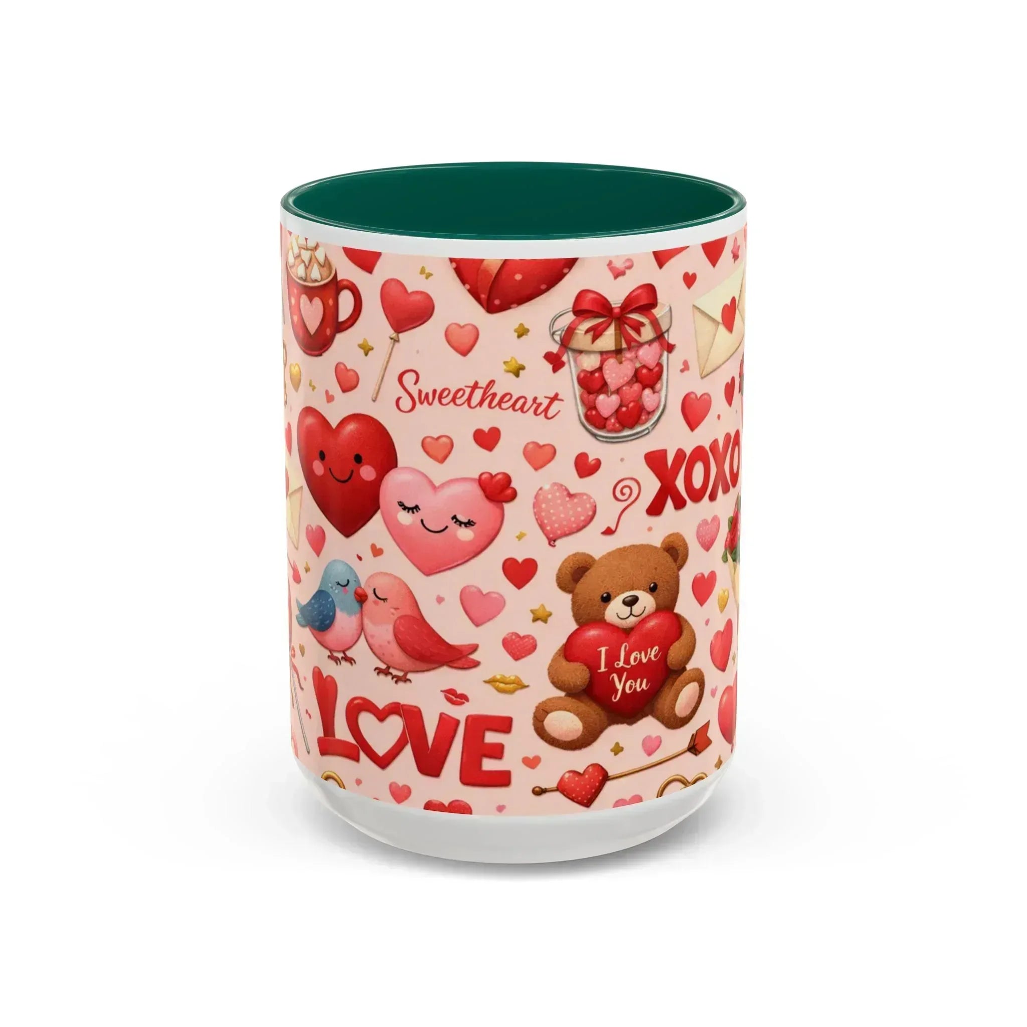 Sweetheart Love Mug - Colorful Mugs (11oz, 15oz) - KARARMDESIGN