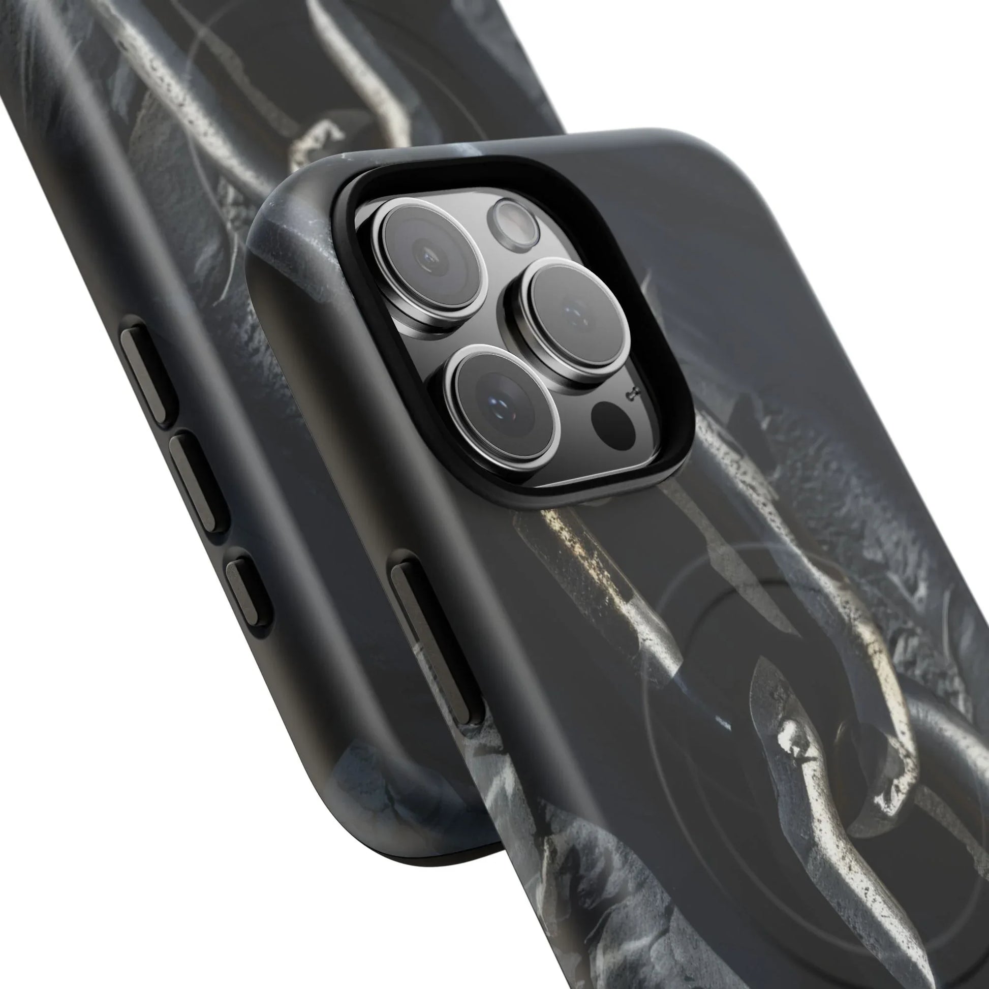 “Iron Chain” Tough Magnetic Phone Case for iPhone 13-17 - KARARMDESIGN