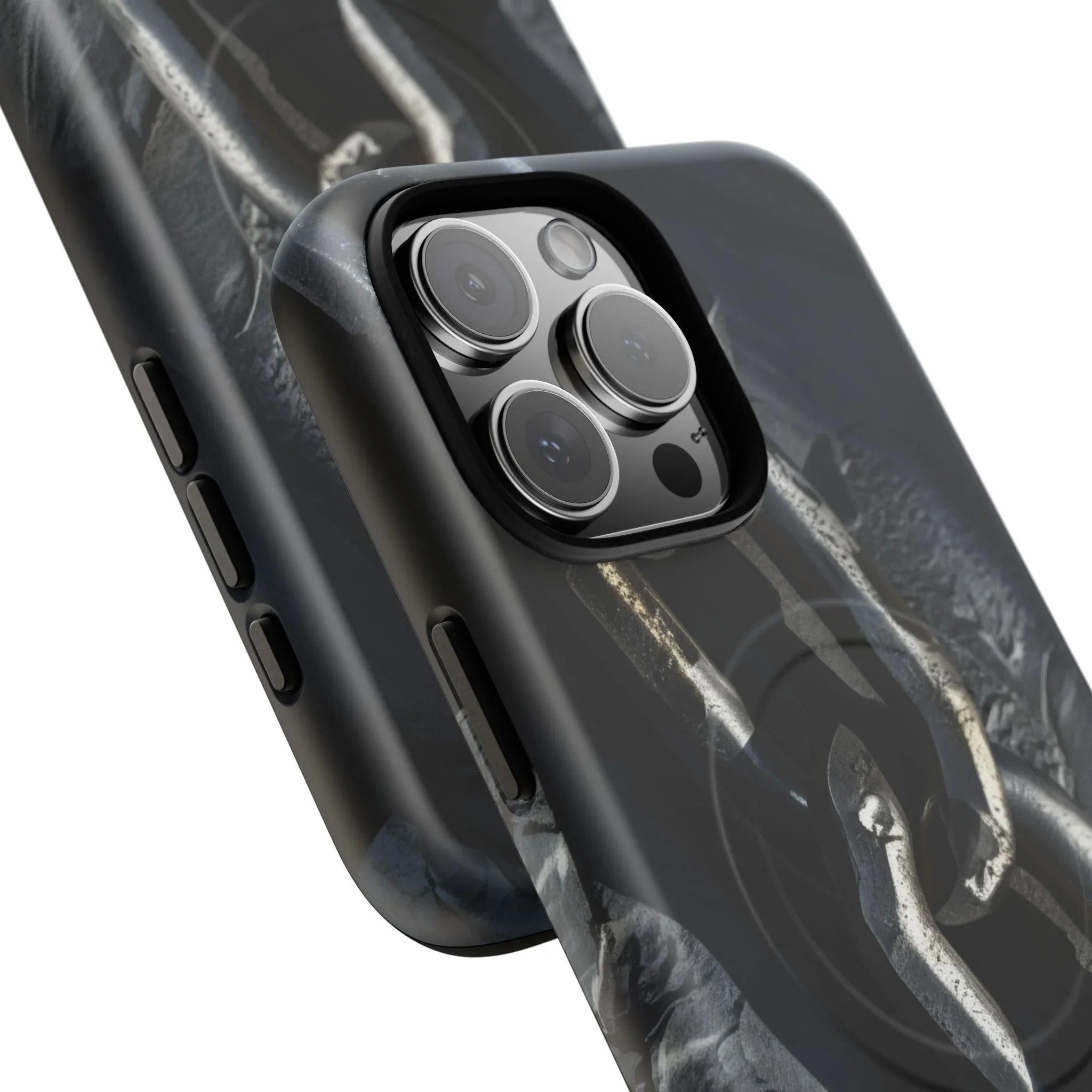 “Iron Chain” Tough Magnetic Phone Case for iPhone 13-17 - KARARMDESIGN
