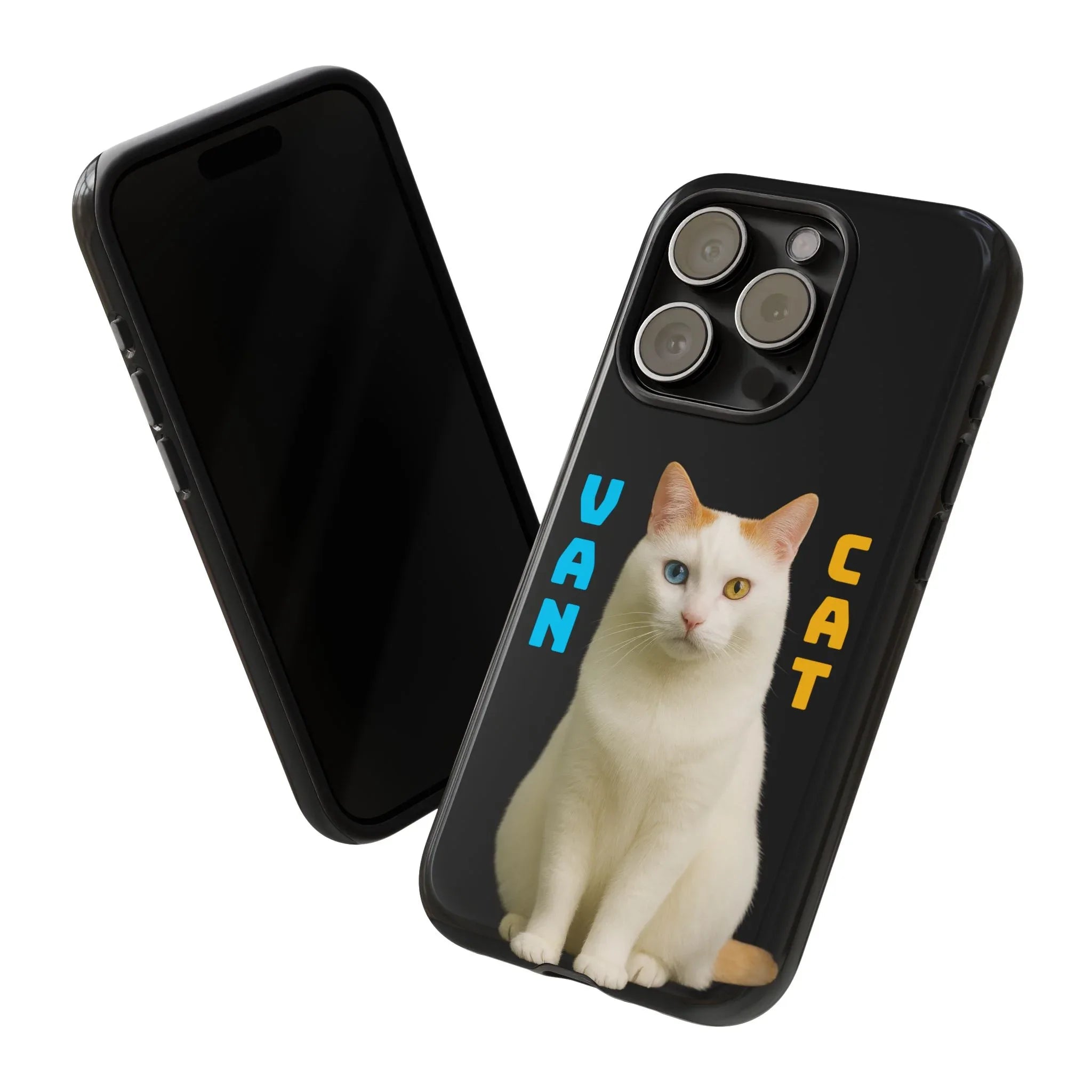VAN CAT Phone Case for iPhone 8-17 and Galaxy S20-S25 - KARARMDESIGN