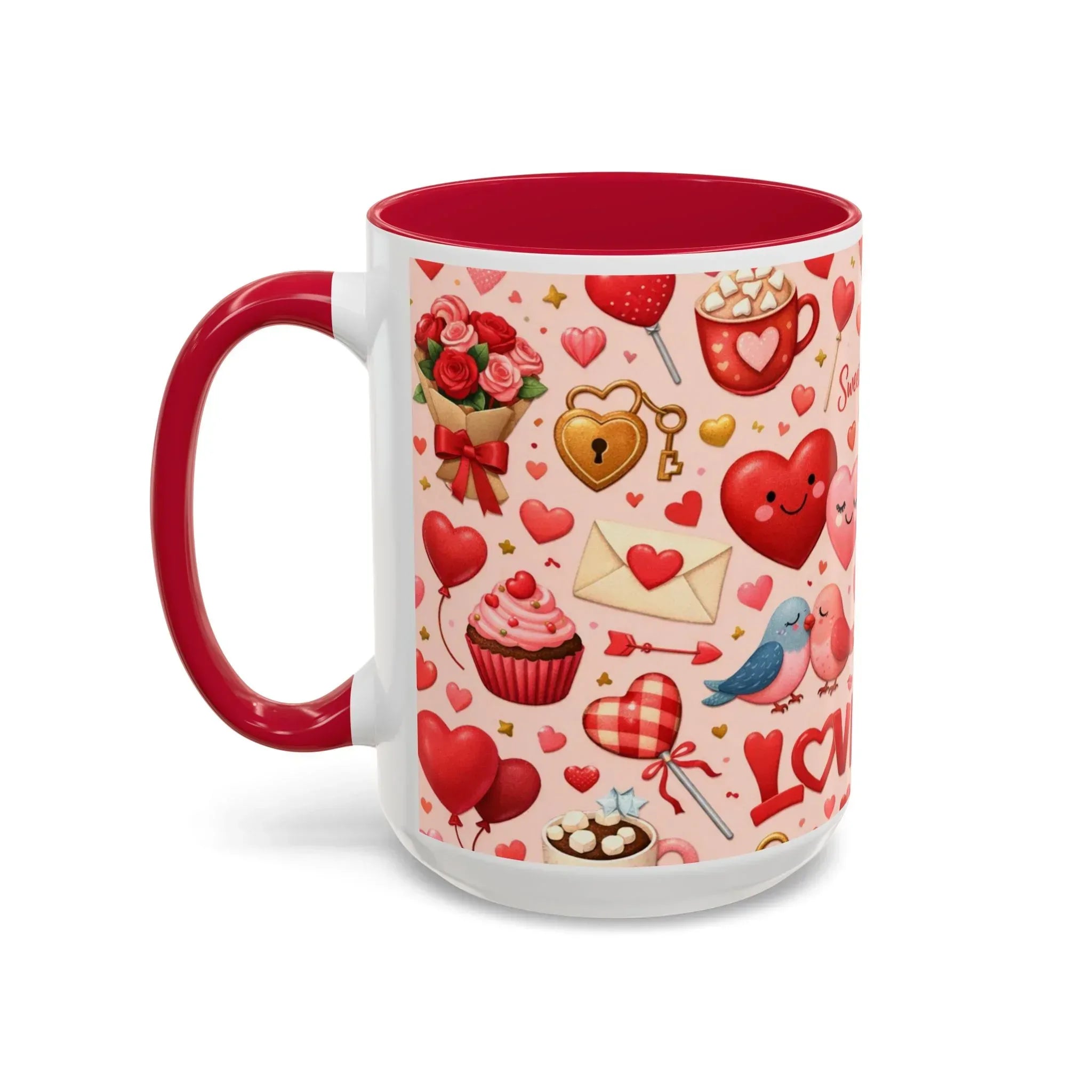 Sweetheart Love Mug - Colorful Mugs (11oz, 15oz) - KARARMDESIGN
