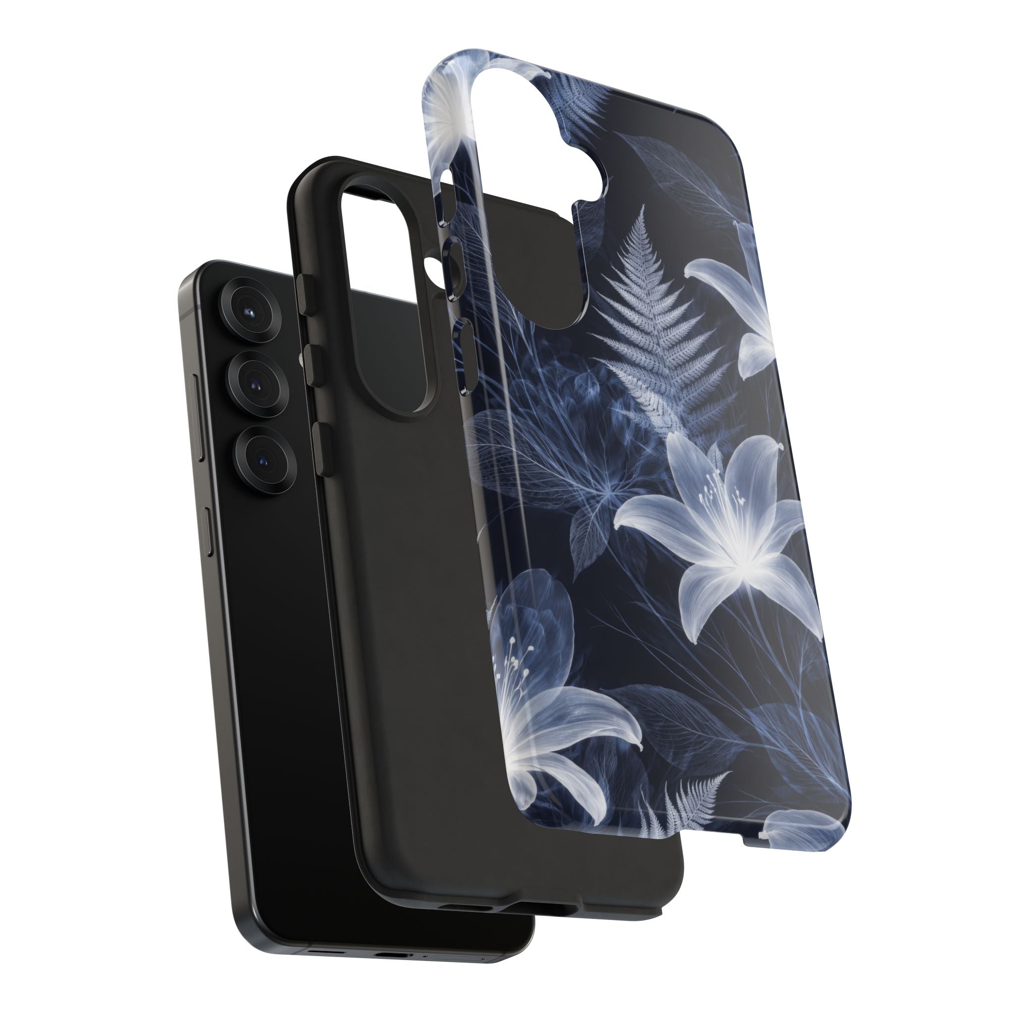 Moonlight Garden Phone Case for iPhone 11-17 and Galaxy S20-S26