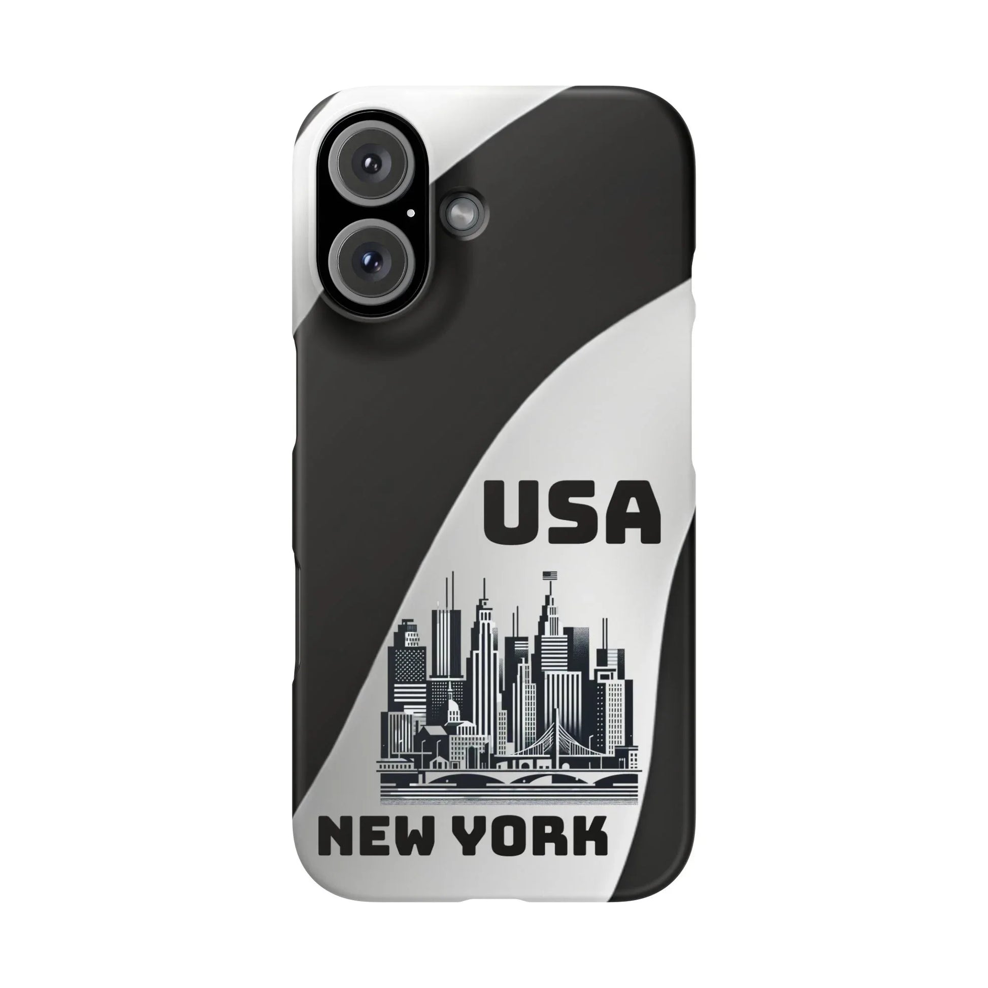 Monochrome New York City Phone Case for iPhone, Galaxy & Pixel - KARARMDESIGN