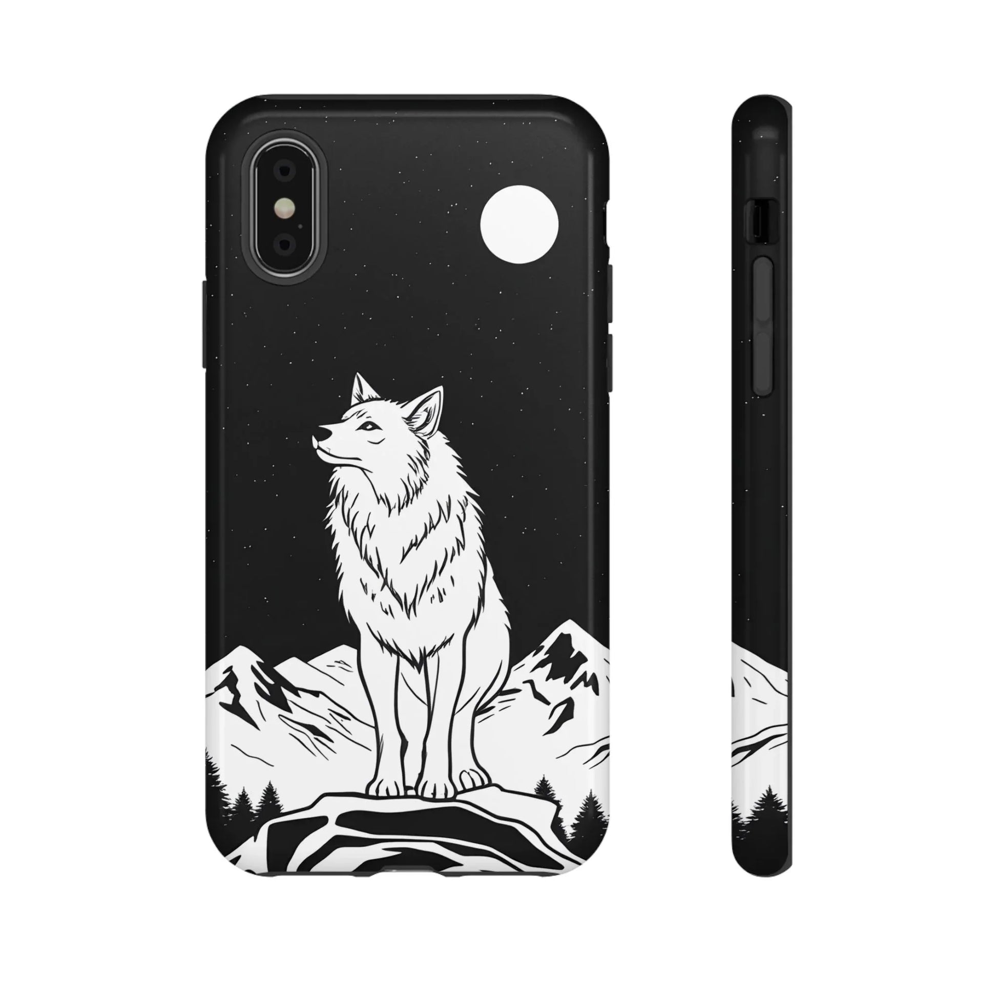 Majestic Wolf Phone Case for iPhone and Galaxy - KARARMDESIGN