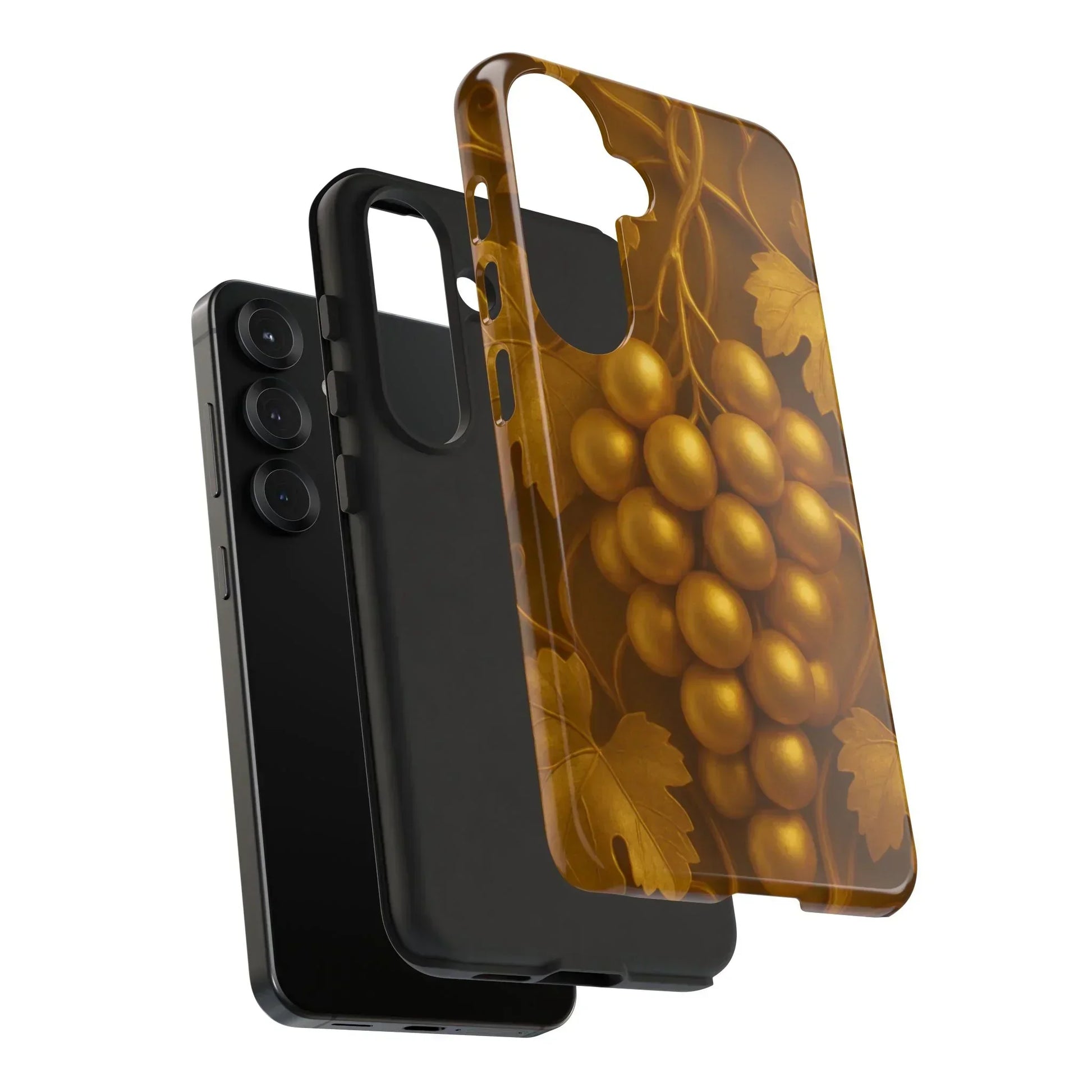 Golden Grapes Phone Case for Samsung Galaxy S10-S25 Models - KarArmDesign