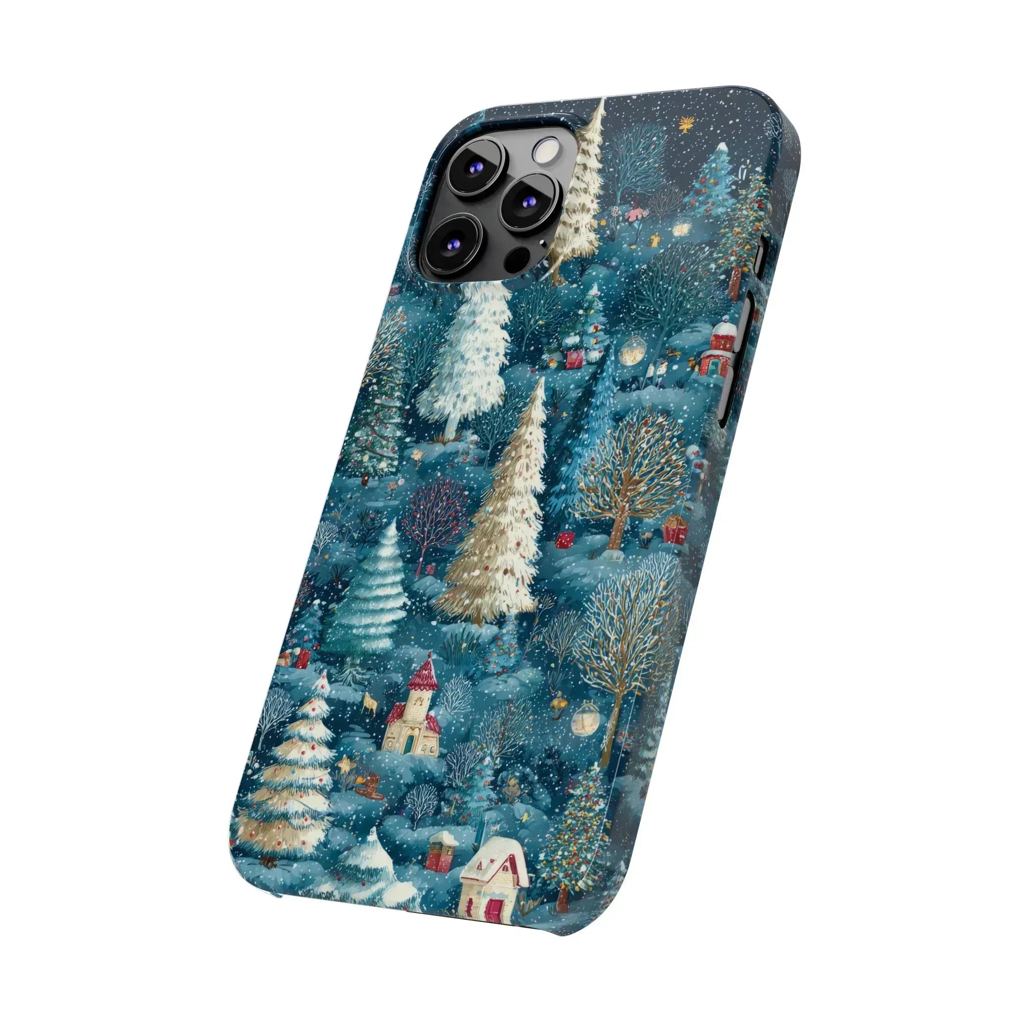 Frosty Forest Phone Case for iPhone 11-17 - KARARMDESIGN