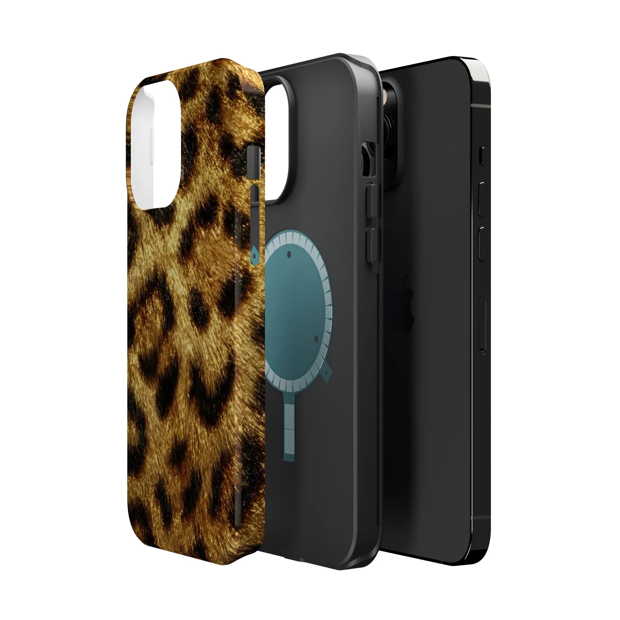 Leopard Print Phone Case for iPhone 13-17 - KARARMDESIGN