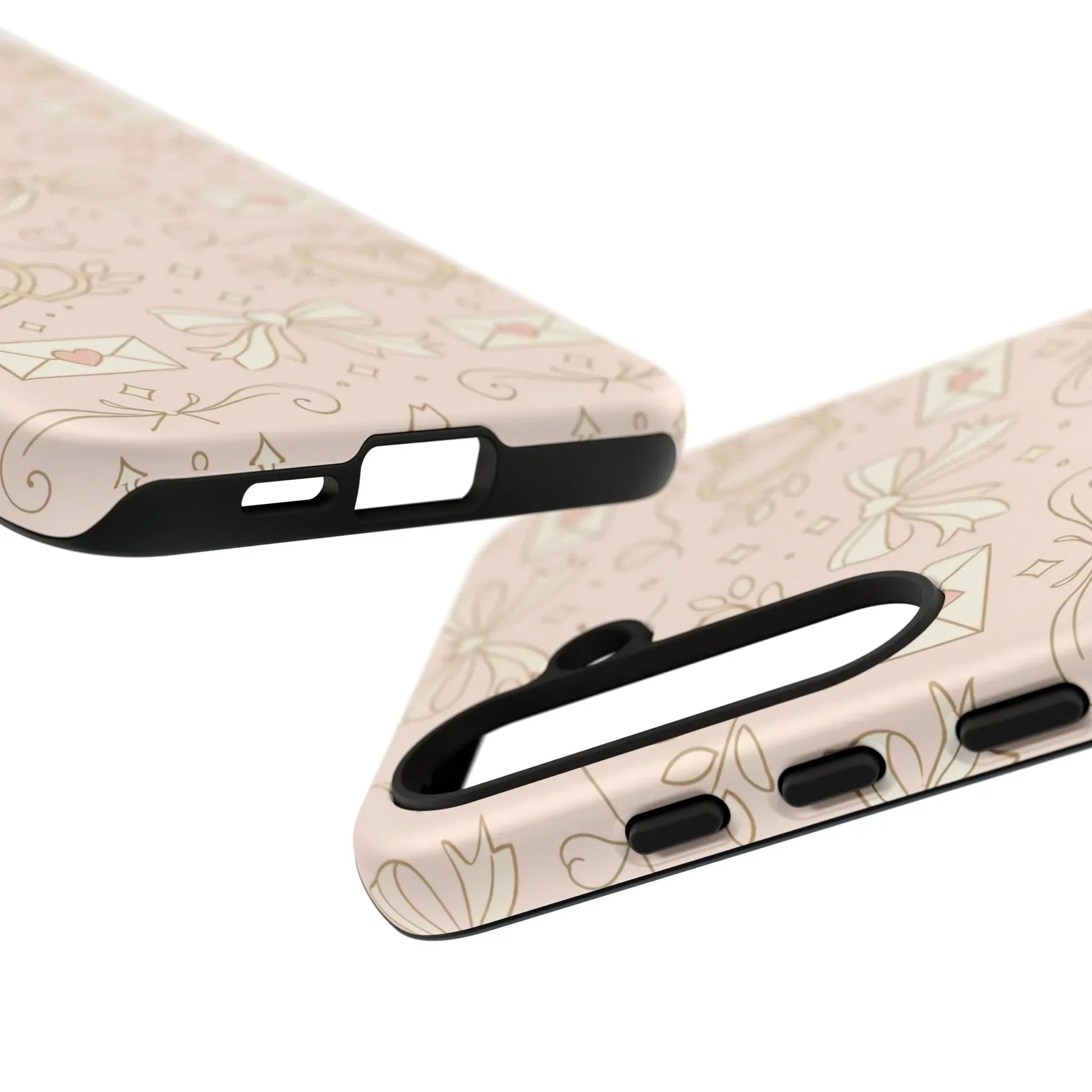 Sweet Romance Tough Phone Case for iPhone 11–17 & Galaxy S10–S25 - KARARMDESIGN