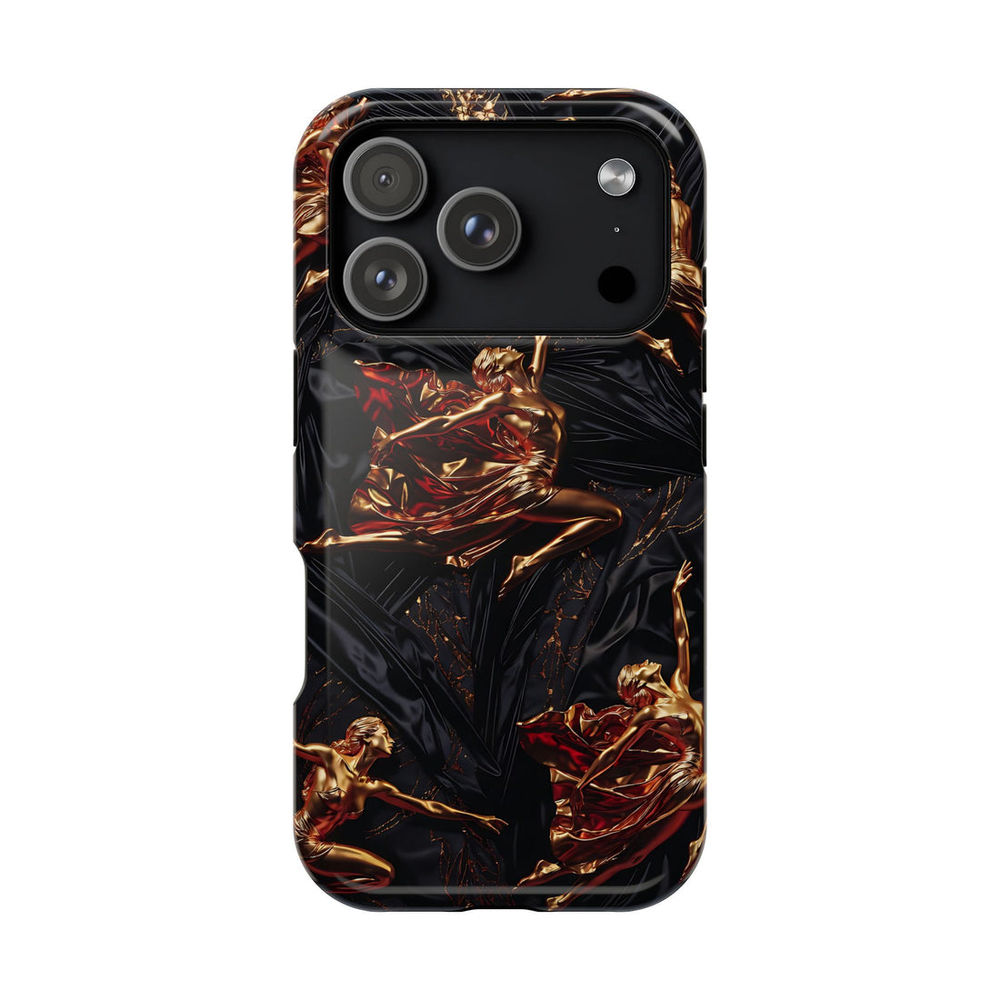 Gold Sculpture Phone Case for iPhone 13-17 & Samsung Galaxy S26