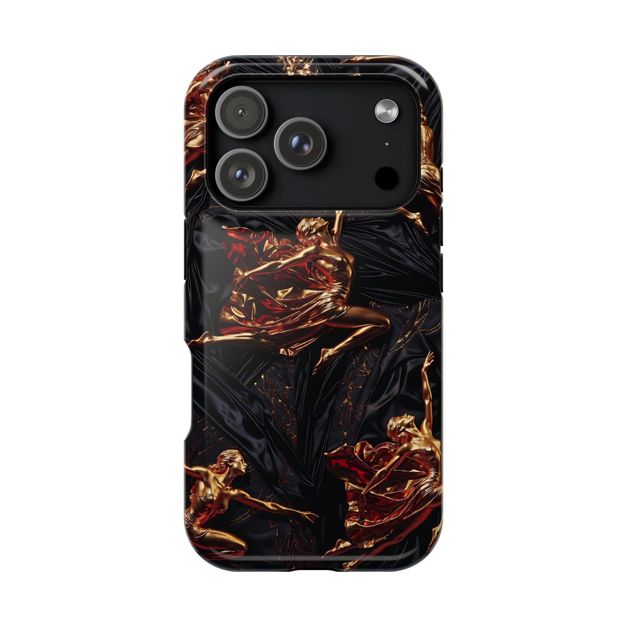 Gold Sculpture Phone Case for iPhone 13-17 & Samsung Galaxy S26