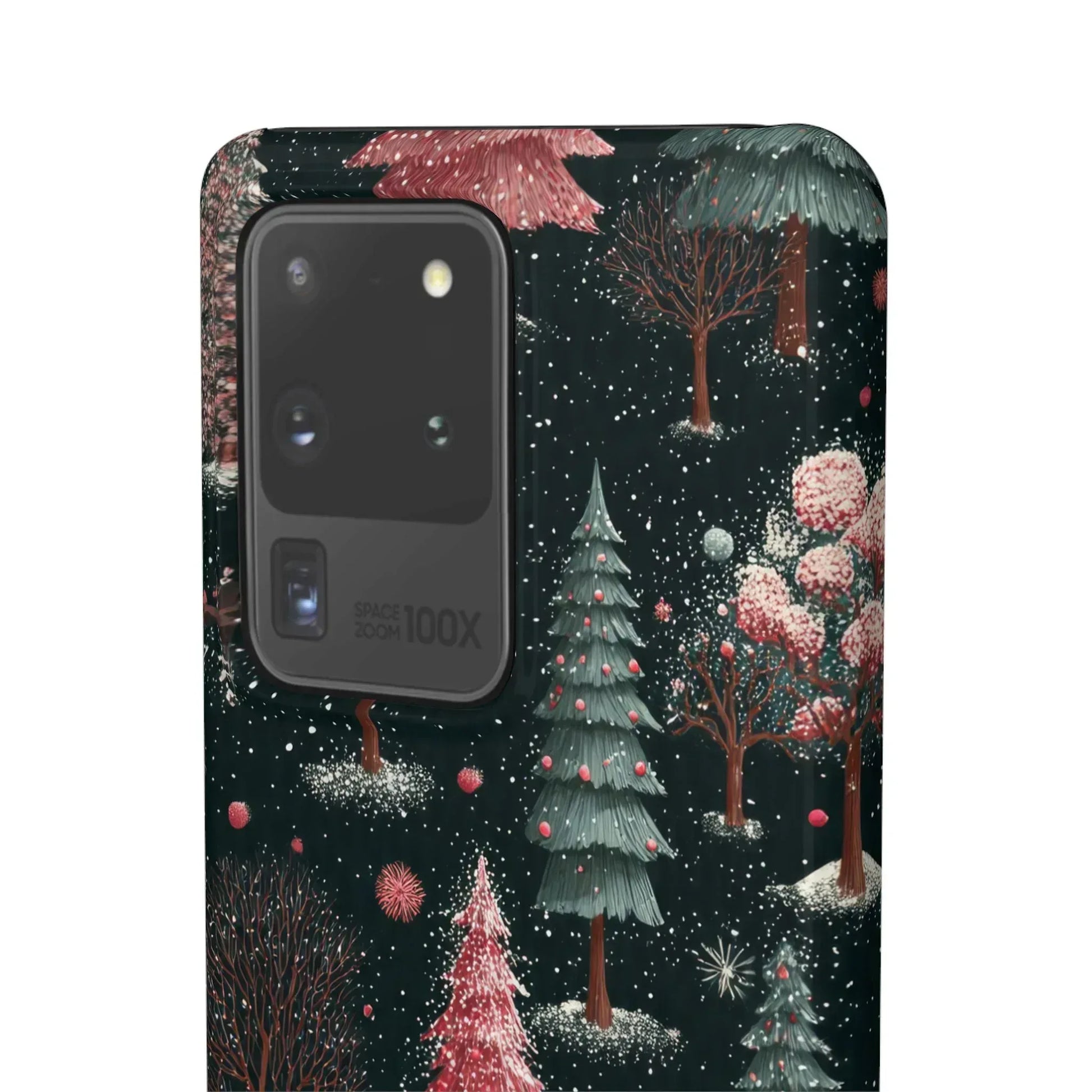 Winter Bloom Forest Phone Case for iPhone 11-17 and Galaxy S20-S25 - KARARMDESIGN