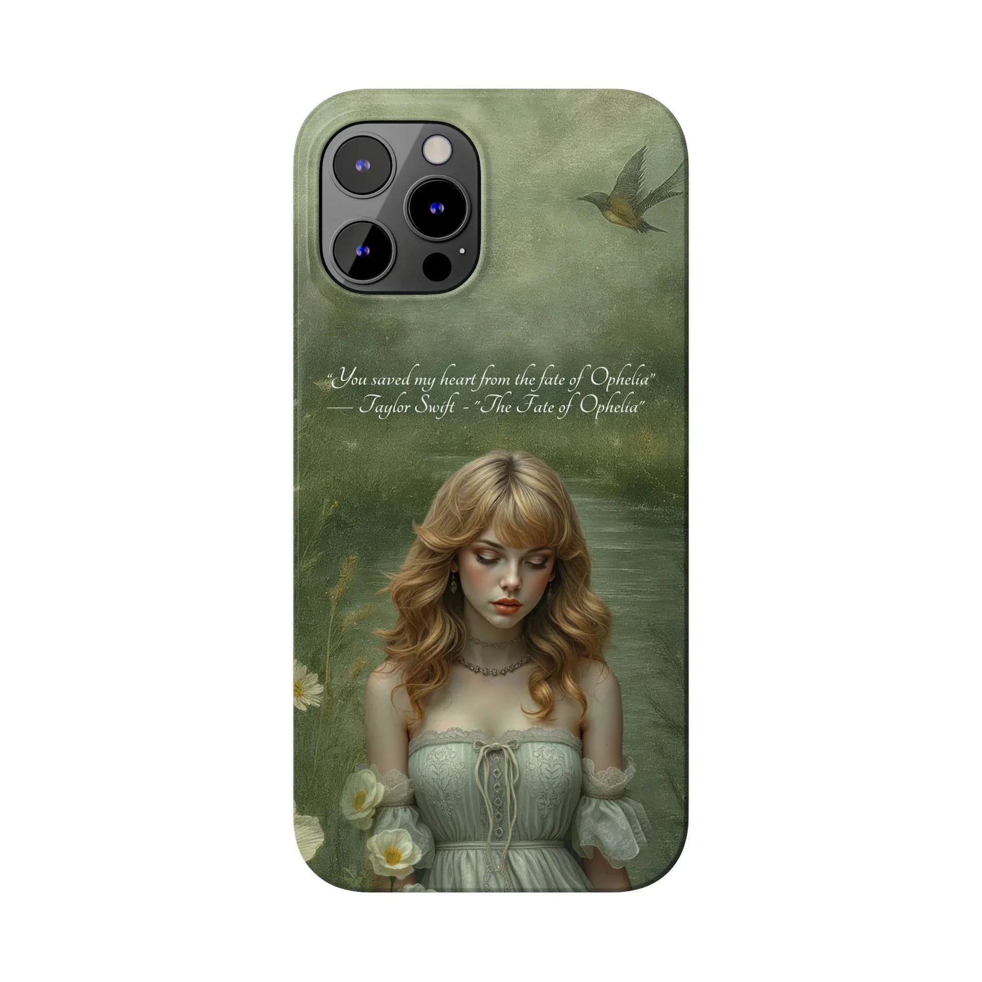 "Melancholic Ophelia" Phone Case for iPhone 11-17 - KARARMDESIGN
