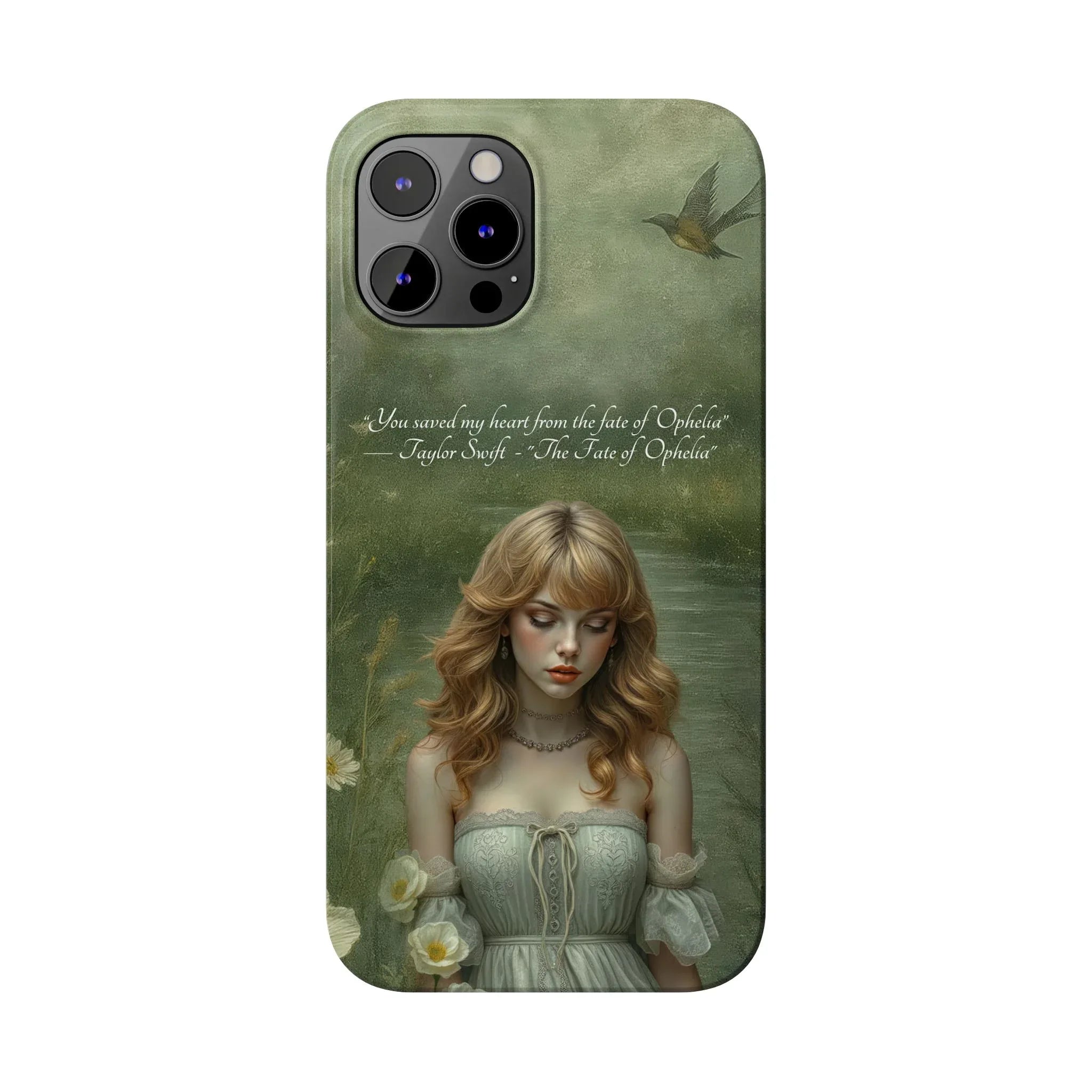"Melancholic Ophelia" Phone Case for iPhone 11-17 - KARARMDESIGN