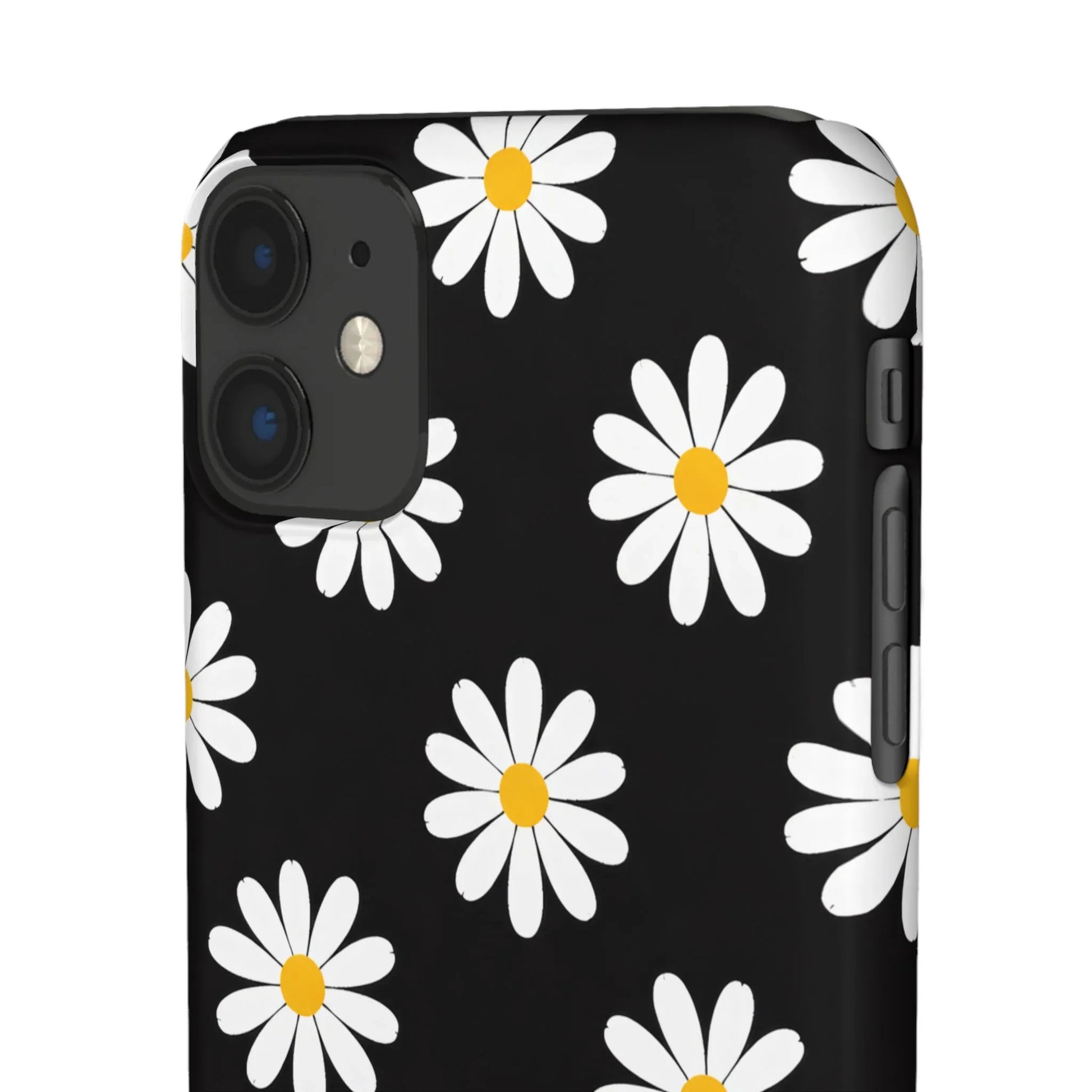 Daisy Charm Phone Case for iPhone 11-17 and Galaxy S20-S25 - KARARMDESIGN