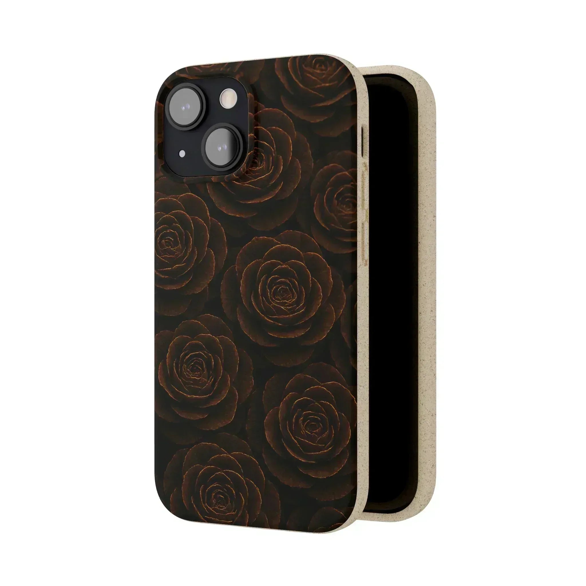 Wooden Roses Phone Case for iPhone 11-16 and Samsung Galaxy S20-S22 - KARARMDESIGN