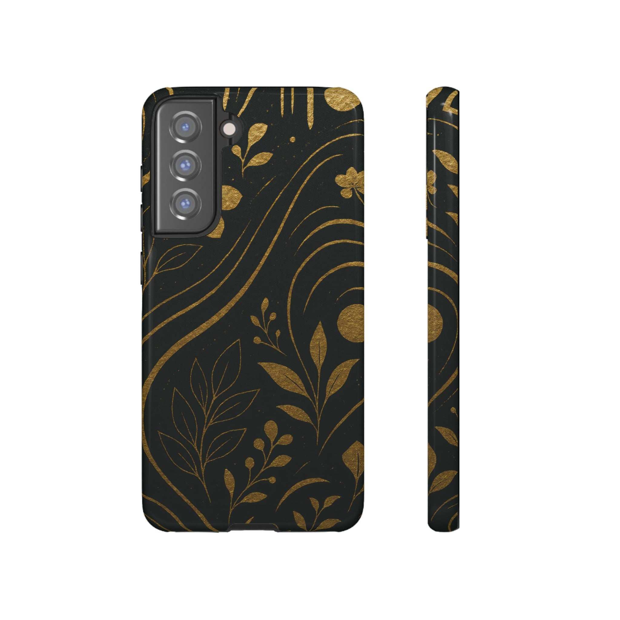 Gold Pattern Tough Phone Case for Samsung Galaxy & Google Pixel