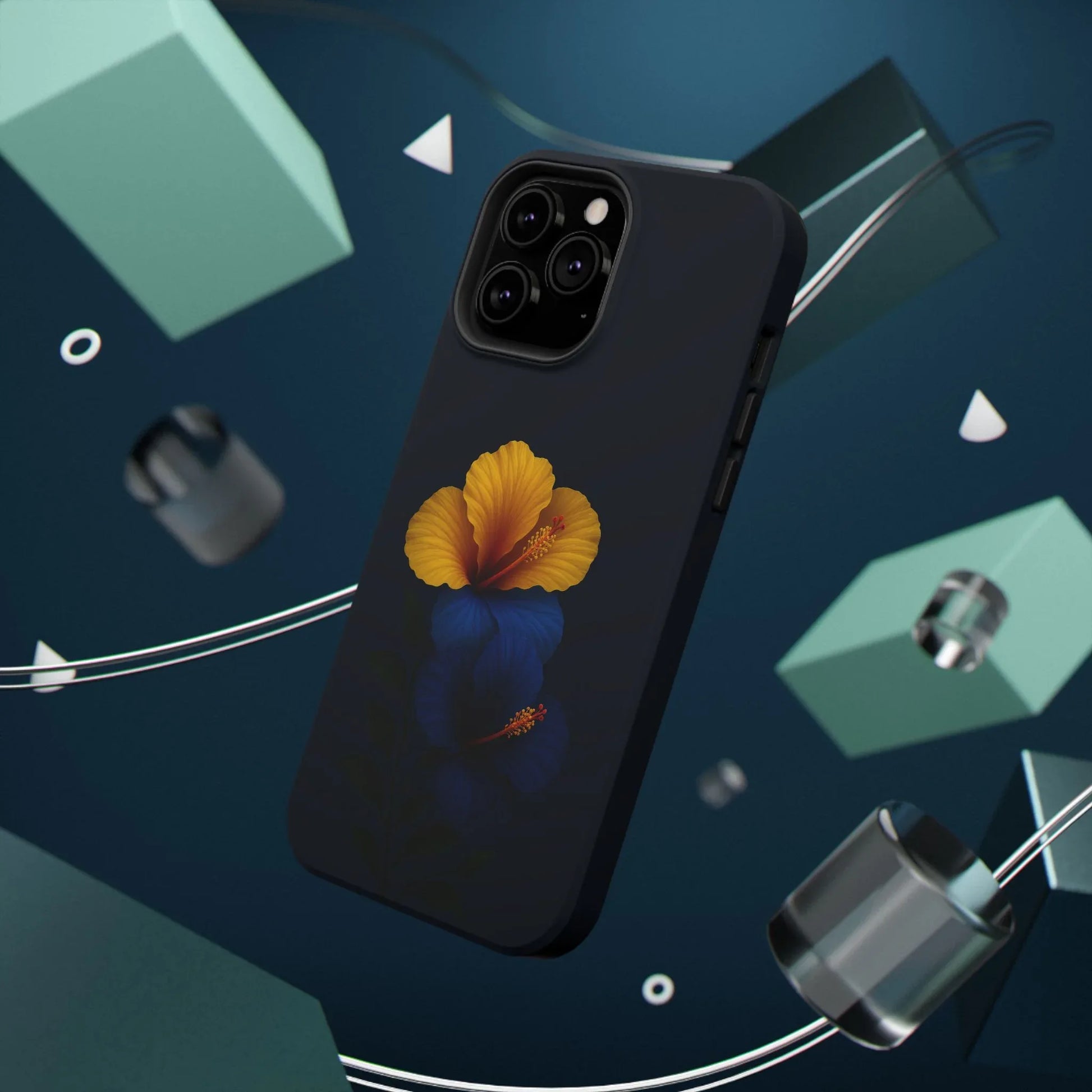 Elegant Hibiscus Phone Case for iPhone 11-17 and Galaxy S21-S22 - KARARMDESIGN