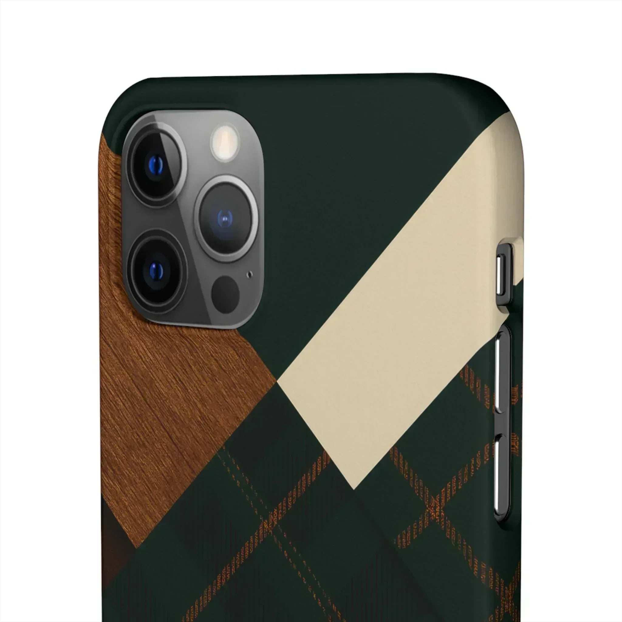 Rustic Green Phone Case for iPhone 8-16 and Galaxy S20-S24 - KARARMDESIGN