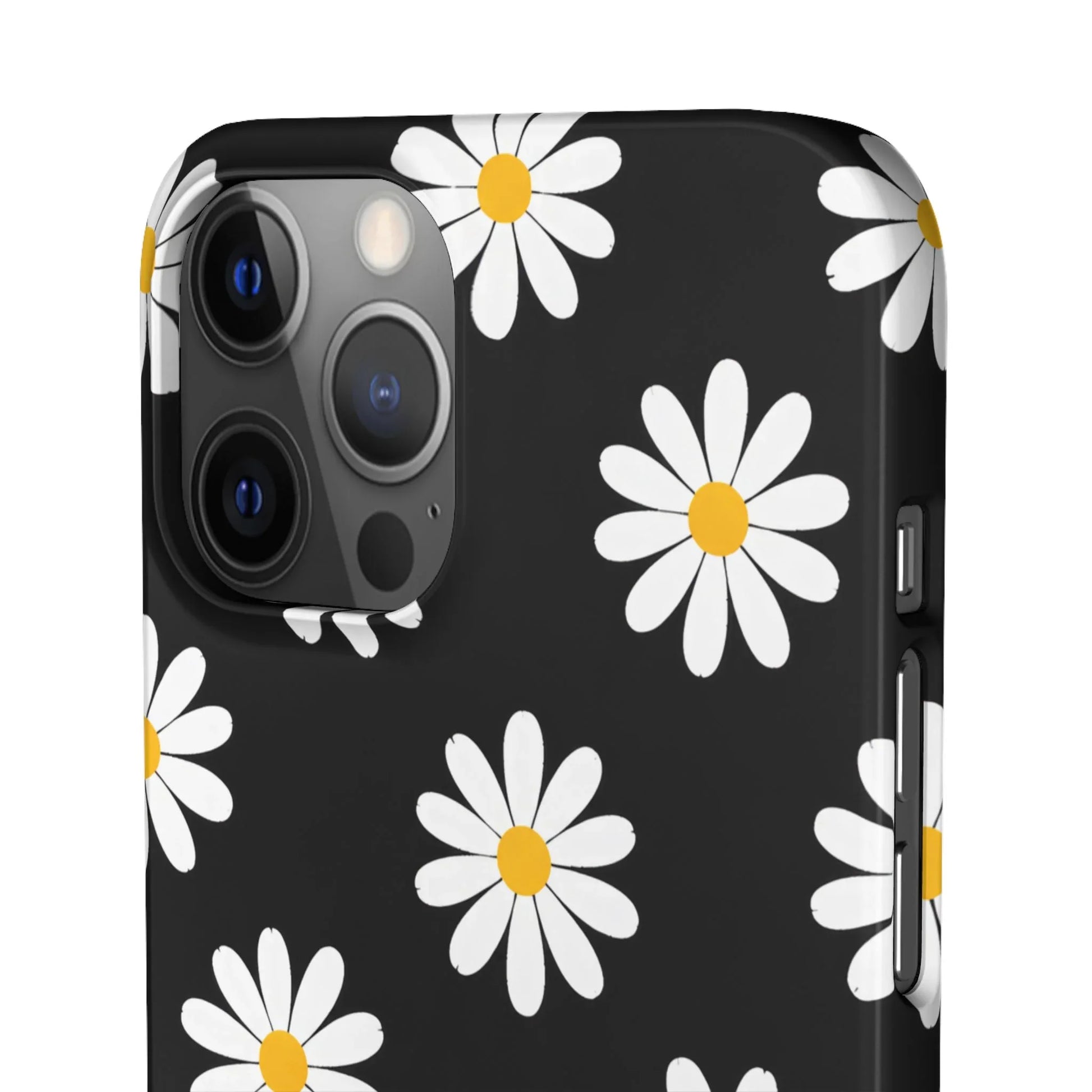 Daisy Charm Phone Case for iPhone 11-17 and Galaxy S20-S25 - KARARMDESIGN