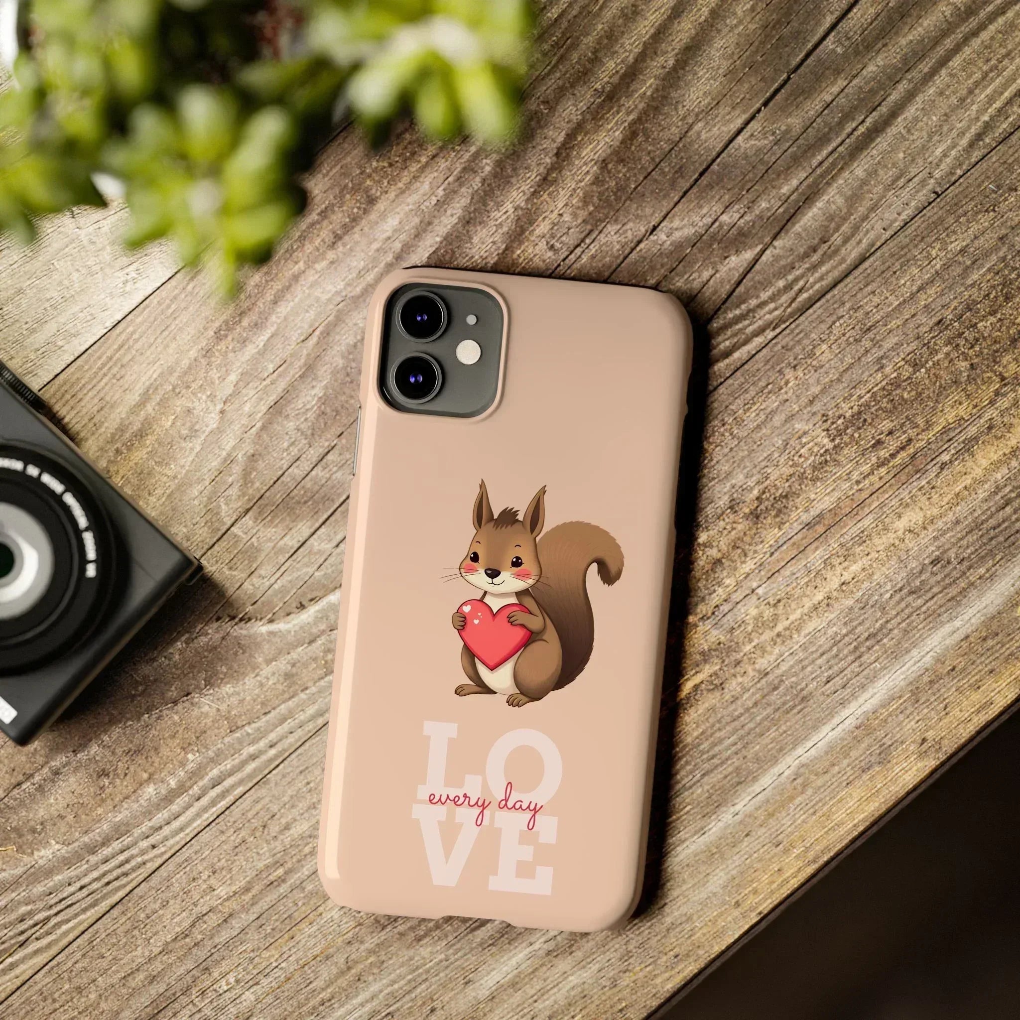 Cute Squirrel Phone Case for iPhone 11-17 - KARARMDESIGN
