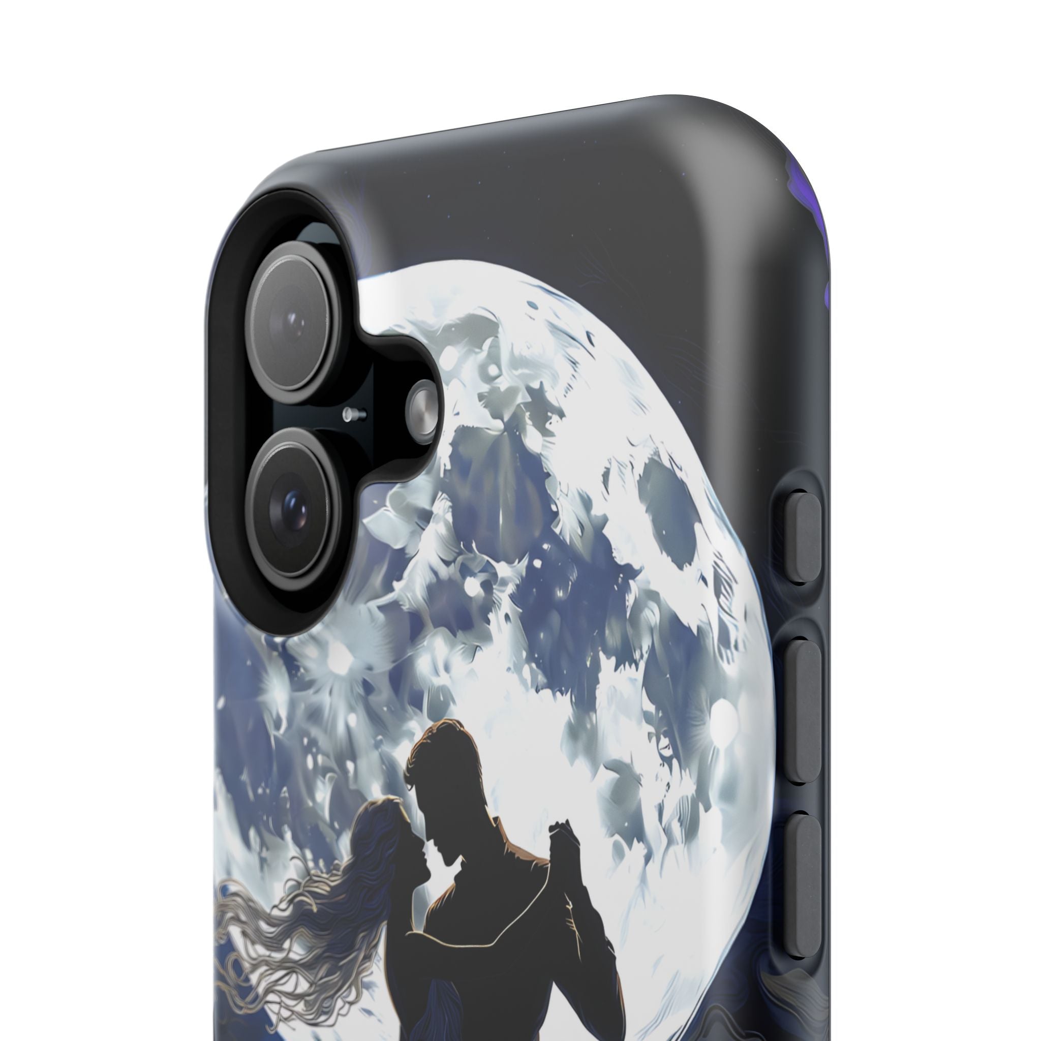 Romantic Moonlight Dance Magnetic Phone Case – iPhone 15–17 & Samsung Galaxy S26