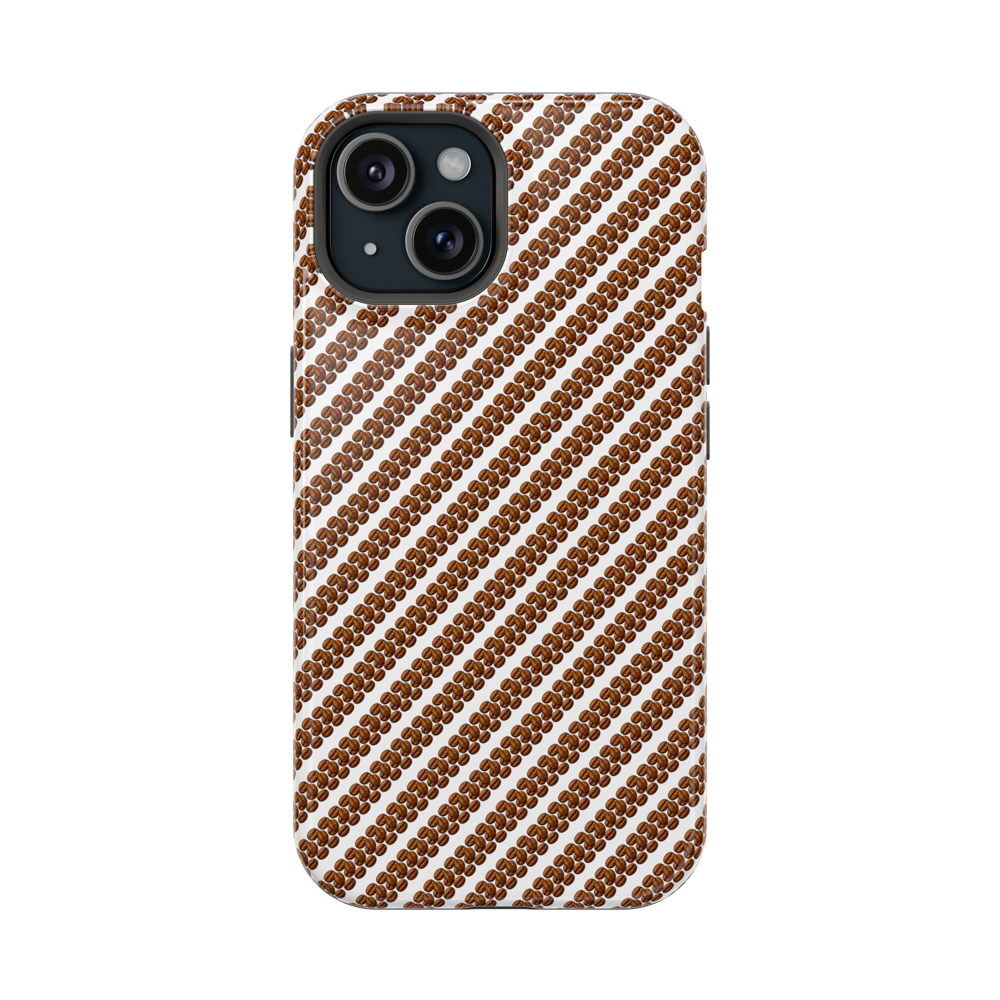 Coffee Pattern Phone Case for iPhone 11–17 & Samsung Galaxy S22–S26