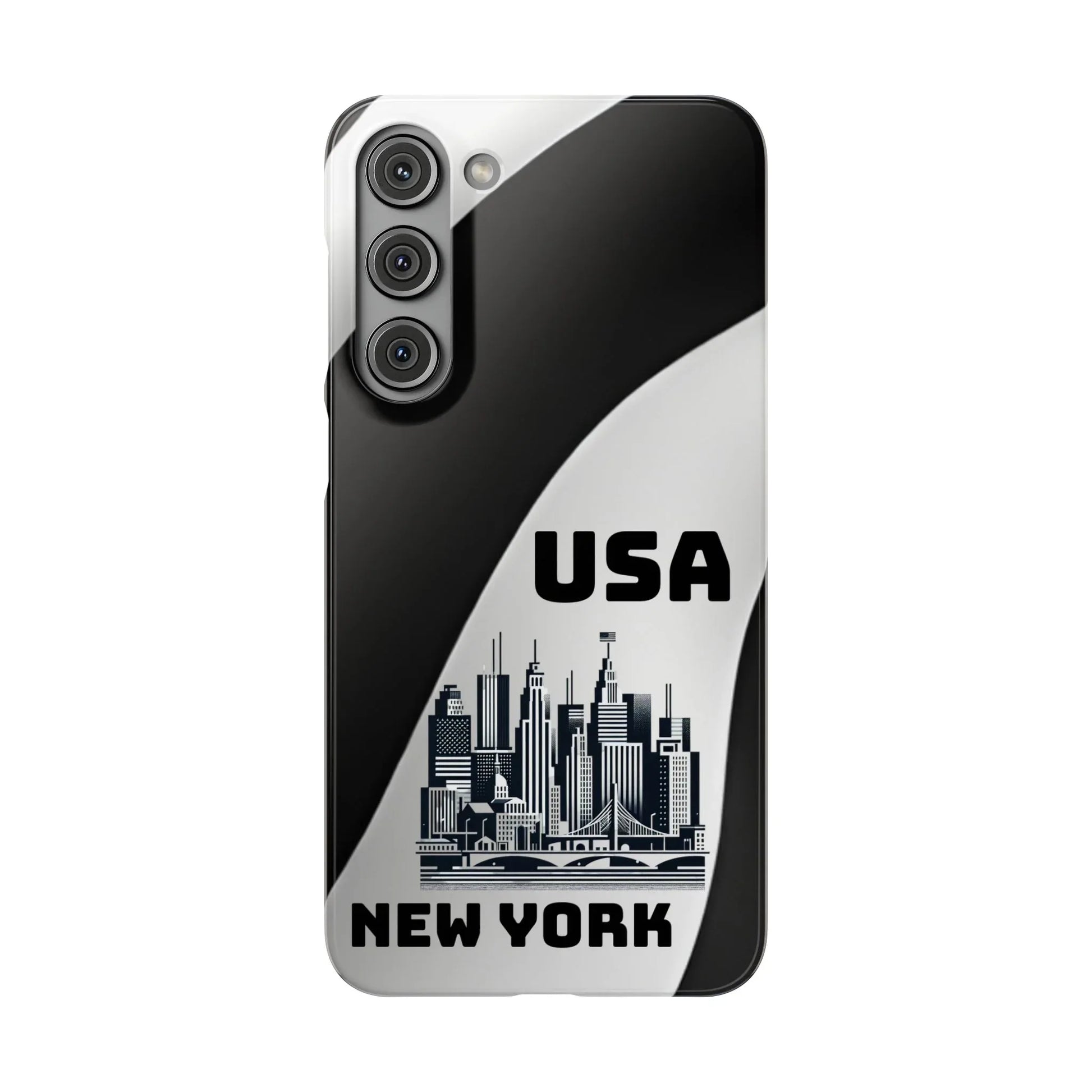 Monochrome New York City Phone Case for iPhone, Galaxy & Pixel - KARARMDESIGN