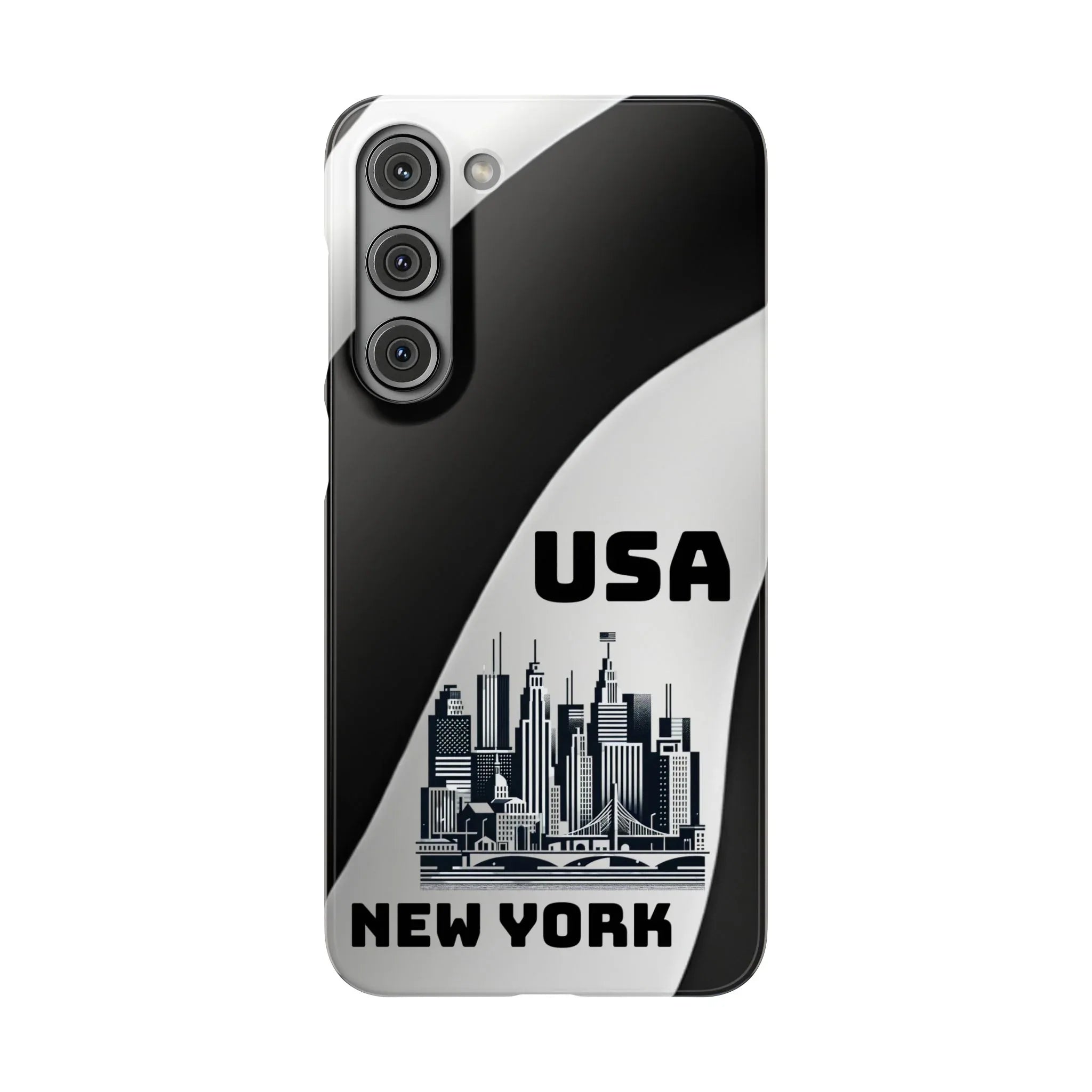 Monochrome New York City Phone Case for iPhone, Galaxy & Pixel - KARARMDESIGN