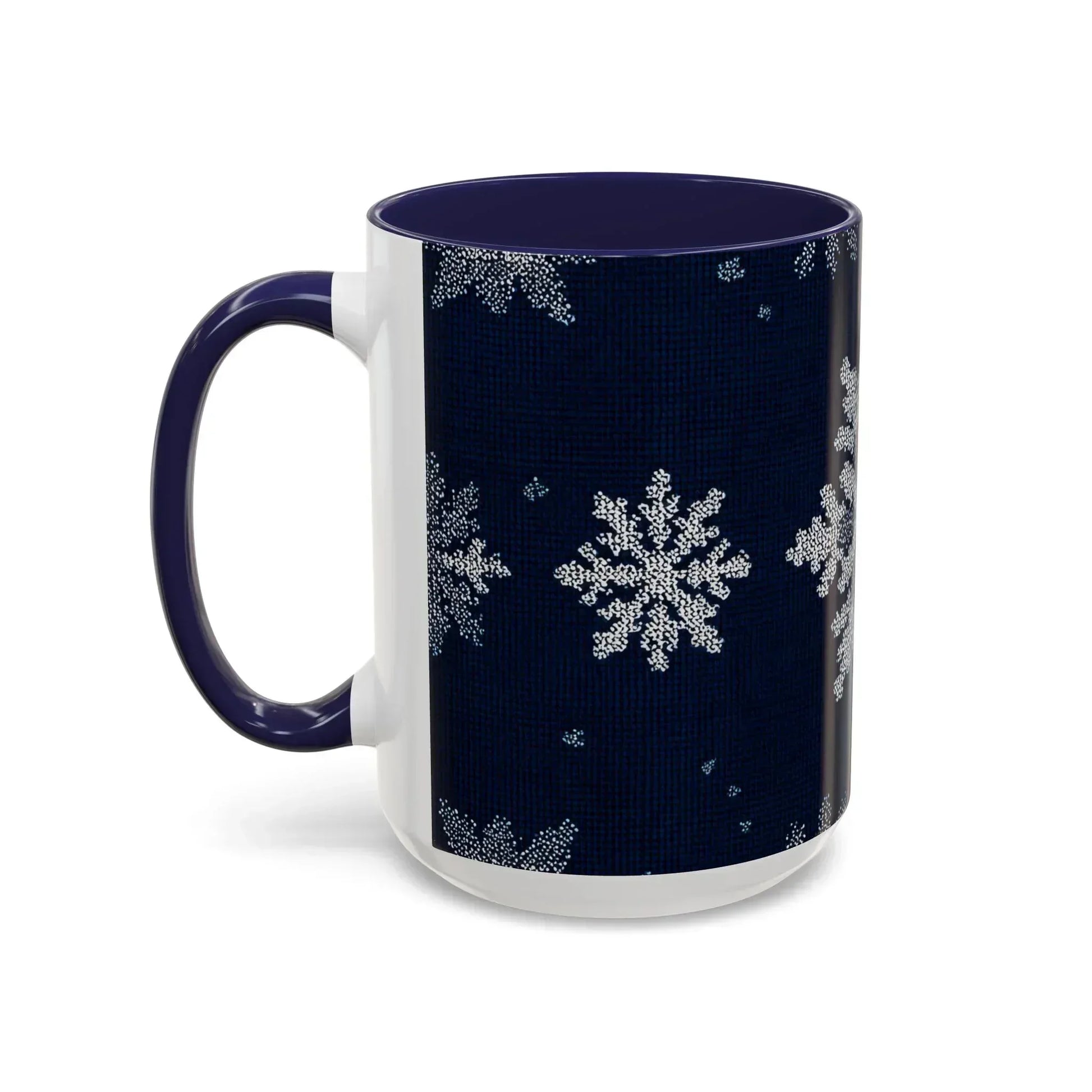 Snowflake Mug - Accent Coffee Mug (11, 15oz) - KARARMDESIGN