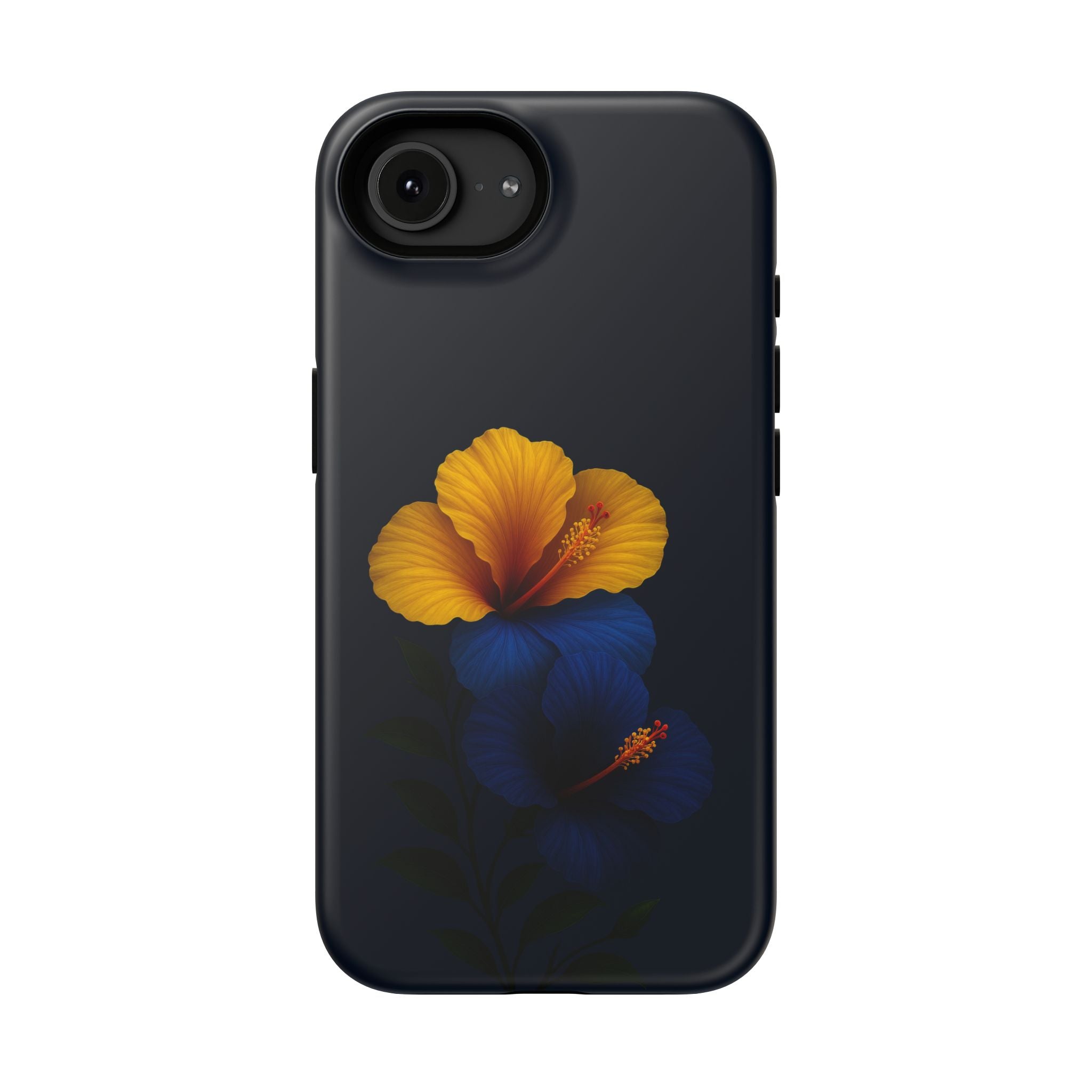 Elegant Hibiscus Phone Case for iPhone 11-17 and Galaxy S21-S22