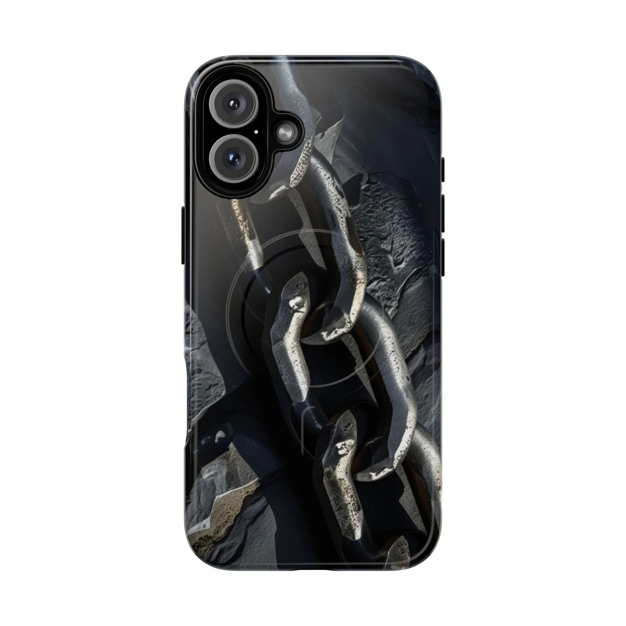 “Iron Chain” Tough Magnetic Phone Case for iPhone 13-17 - KARARMDESIGN