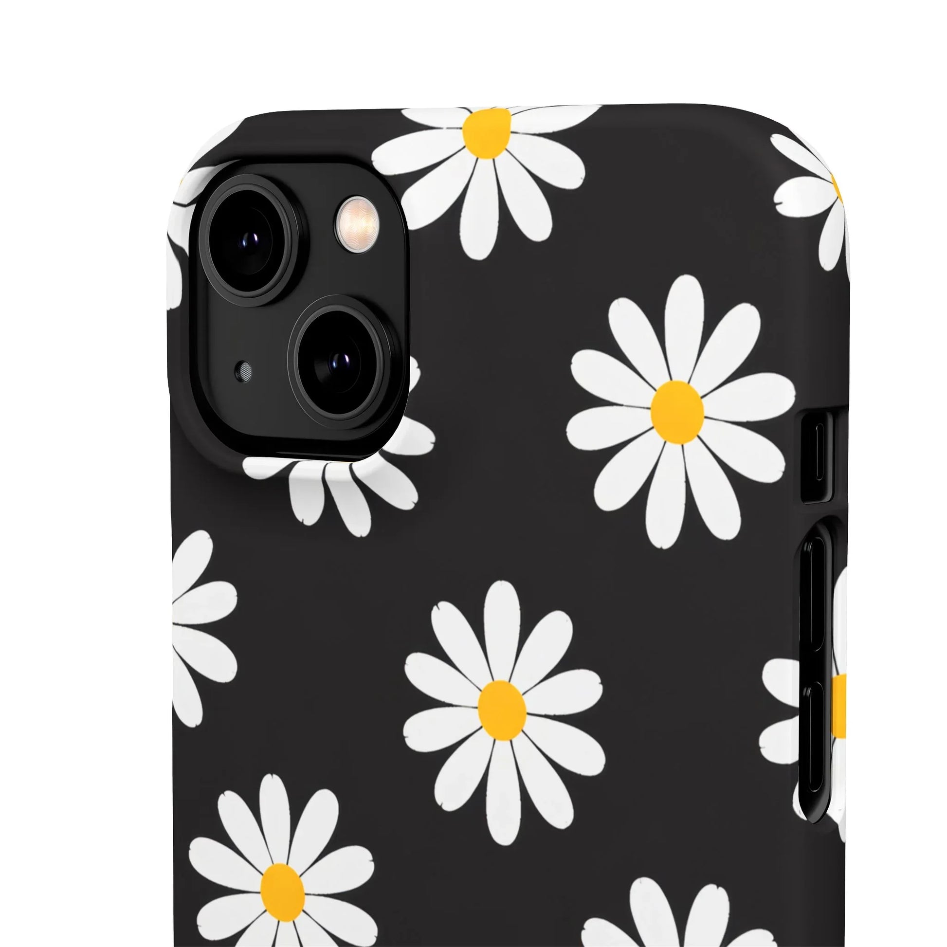 Daisy Charm Phone Case for iPhone 11-17 and Galaxy S20-S25 - KARARMDESIGN